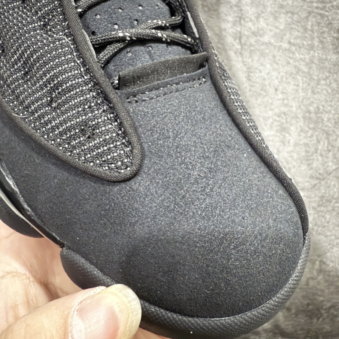 图片[8]-【TK至尊版】Air Jordan AJ13 纯黑 黑猫反光猫眼 414571-011n全新订单配色 高端零售外贸混卖专供品质国内专业外贸AJ大厂出品原厂楦头纸板 原厂皮料打造 3D变色原厂猫眼 真碳板 内置前后双气垫外贸大厂纯原出品 原鞋开发  版型近乎零偏差 采购原厂皮料 LOGO五金部件高价开发私模 杜绝一眼假版本 #原鞋1:1开模大底共3层贴合工艺 三层中间加入海玻璃缓震鞋垫 大底采用进口一次MD而非市面二次MD低价原料成型 进口MD材料异味较少比原鞋还少 市面异味大刺鼻 Size：40 40.5 41 42 42.5 43 44 44.5 45 46 47.5 编码：ZG460500-莆田鞋批发中心