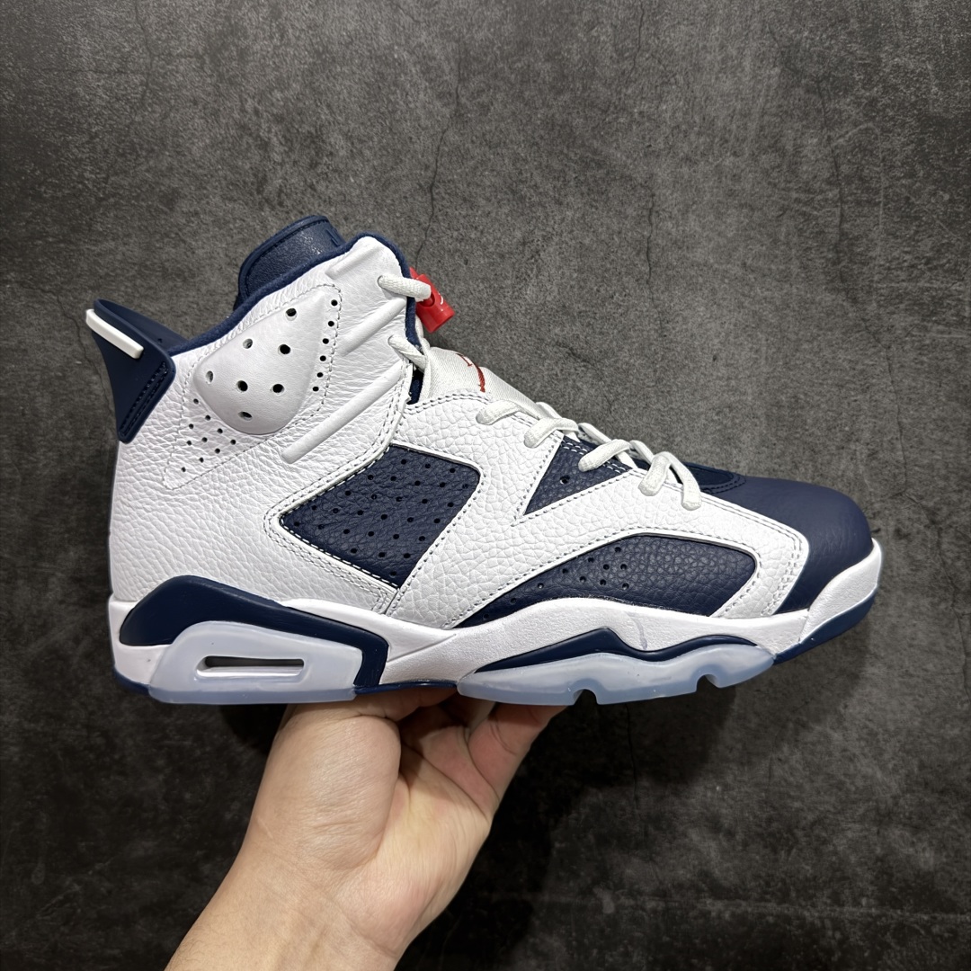 【原厂版本】 Air Jordan AJ6 Retro \”Olympic\” 奥运白蓝2024 CT8529-164n原楦原纸板 正品既视感十足‼️n采购原厂皮料 到手可放心比对原鞋上脚百分百充当正品驾驭 真正原装公司级完美鞋型 一切细节实拍所见所得！纸板中底、钢印 完美版型 一应俱全外贸专供 发国外寄售可稳妥充正操作Size：40 40.5 41 42 42.5 43 44 44.5 45 46 47.5 编码：X10420450-莆田鞋批发中心