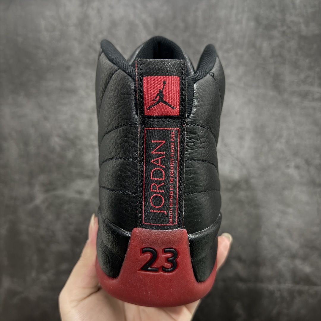 图片[4]-【莞产裁片版】Air Jordan AJ12 Retro 潮流 中帮 复古篮球鞋 黑红 CT8013-002nn原楦原纸板开发 原汁原味12代鞋型进口原厂皮料 超软荔枝皮 质感满分n原厂碳板 原装材料 原厂定制金属扣 原厂电绣 支持与公司货全方位对比 只服务于5%懂鞋的高端客户 发国外可支持各种retail商店充正寄售 SIZE：40 40.5 41 42 42.5 43 44 44.5 45 45.5 46 47.5 编码：BD490520-莆田鞋批发中心