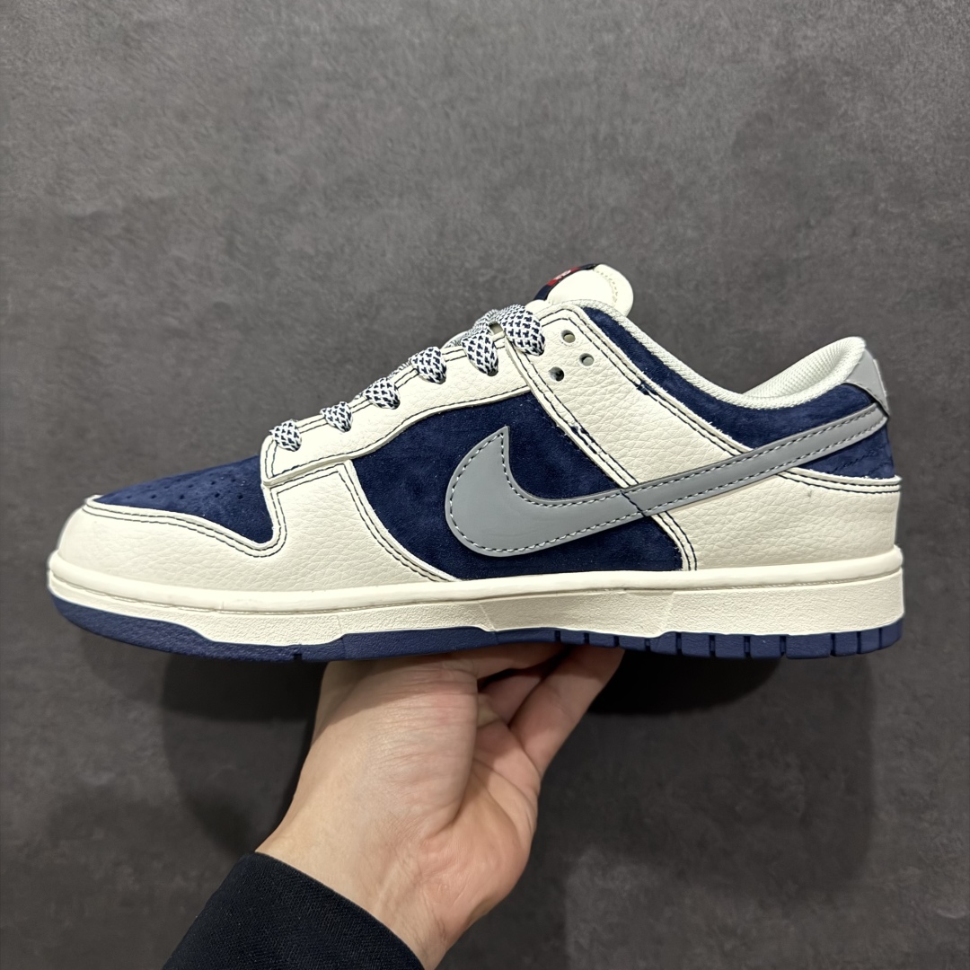 【定制版】Nk SB Dunk Low 斯图西联名 米蓝灰勾 周年高端定制 低帮休闲板鞋  DM6868-035