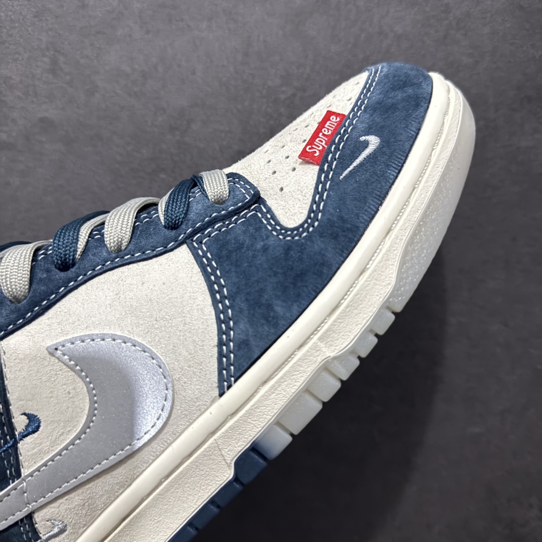 图片[5]-【定制版】Nk SB Dunk Low 斯图西联名 蓝白灰勾 周年高端定制 低帮休闲板鞋rn#定制鞋盒 大厂纯原品质出货 超高清洁度 皮料切割干净无任何毛边 细节完美 r 货号：DM6868-030 尺码：36 36.5 37.5 38 38.5 39 40 40.5 41 42 42.5 43 44 44.5 45  编码：HXS340360-莆田鞋批发中心