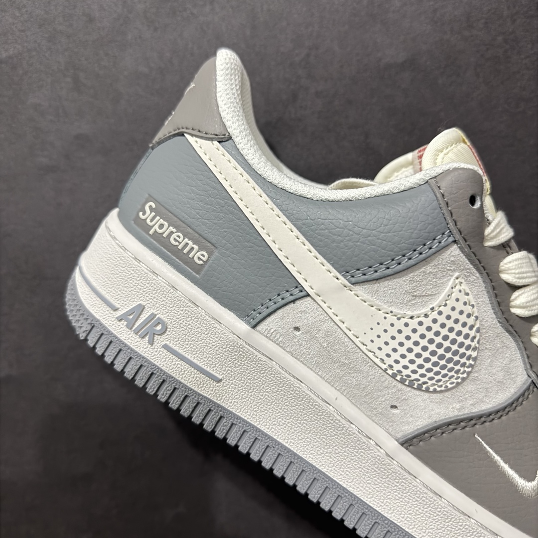 图片[6]-【公司级】Nike Air Force 1 Low 07 x Supreme 白灰蓝小钩n原楦头原纸板 打造纯正低帮空军版型 专注外贸渠道 全掌内置蜂窝气垫原盒配件 原厂中底钢印、拉帮完美官方货号：DM6688 023 Size：36 36.5 37.5 38 38.5 39 40 40.5 41 42 42.5 43 44 44.5 45 编码：HXS310320-莆田鞋批发中心