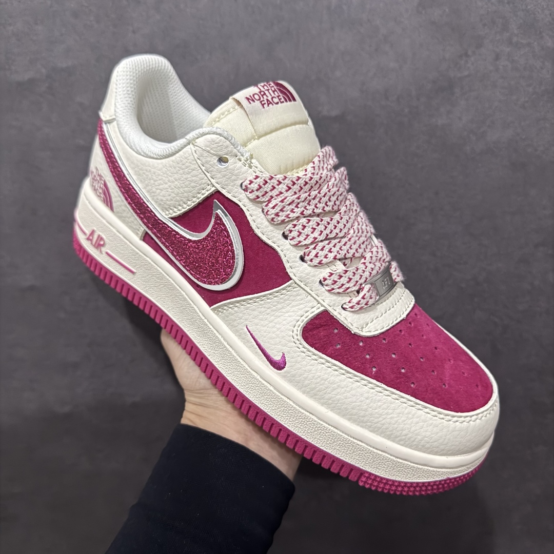 图片[3]-【定制版】Nike Air Force 1 Low 07 x The North Face 白玫红小钩满天星n原楦头原纸板 打造纯正低帮空军版型 专注外贸渠道 全掌内置蜂窝气垫原盒配件 原厂中底钢印、拉帮完美官方货号：QY6818 537 Size：36 36.5 37.5 38 38.5 39 40 编码：CC280300n-莆田鞋批发中心