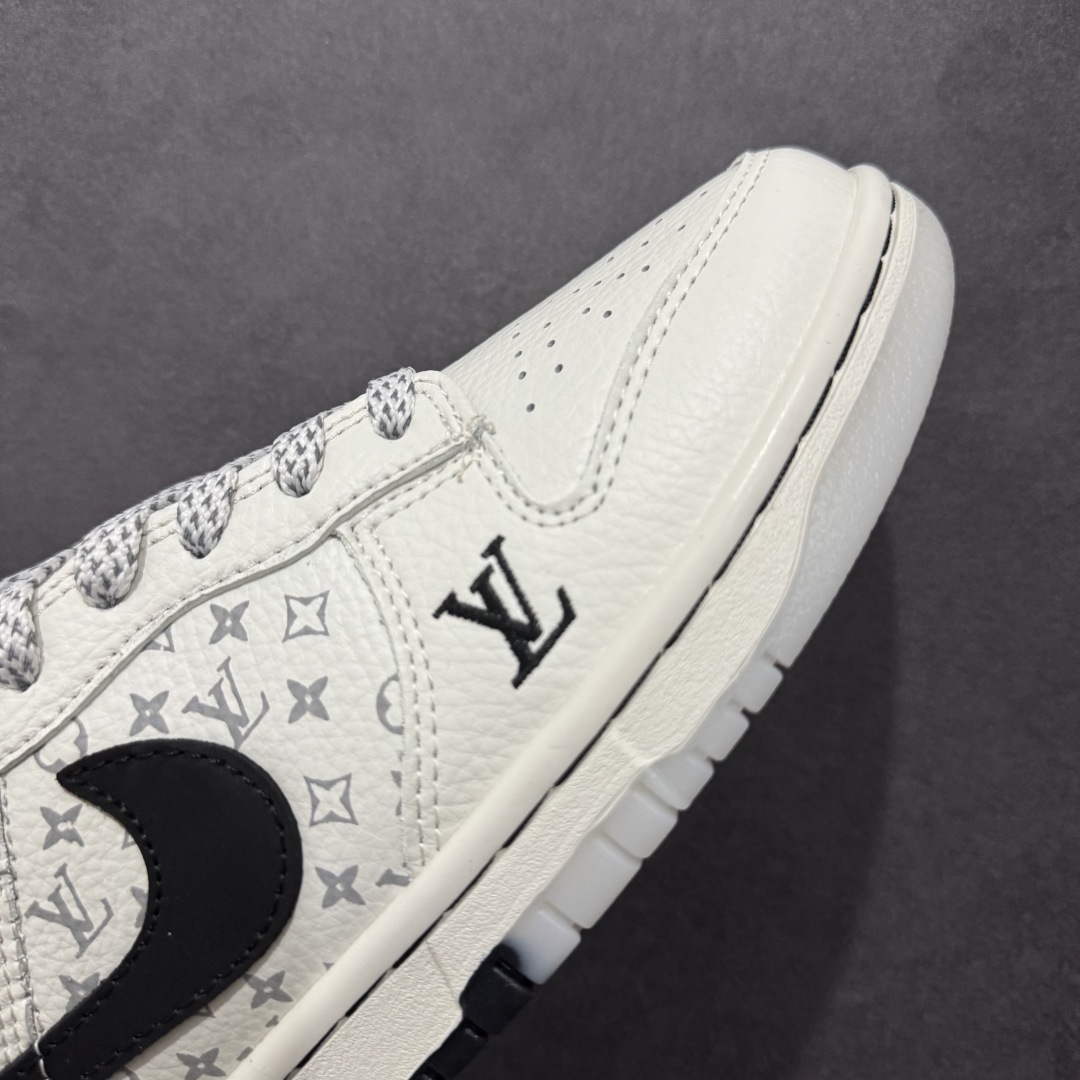 图片[5]-【定制版】NIKE SB Dunk Low x Louis Vuitton 白黑满天星n公司级出品 极力推荐n原装头层材料 独家版型蒸餾加工n帶來的是更好的视觉和脚感体验n大厂纯原品质出货 清洁度 电绣工艺皮料切割干净无任何毛边 细节完美官方货号：CH8311 279 尺码： 36 36.5 37.5 38 38.5 39 40 40.5 41 42 42.5 43 44 44.5 45 编码：QF280300-莆田鞋批发中心