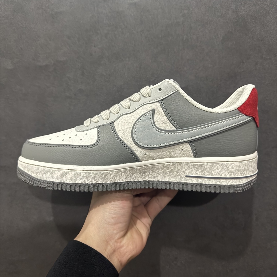 图片[2]-【定制版】Nike Air Force 1 Low 07 x The North Face x CDG 白灰红小钩n原楦头原纸板 打造纯正低帮空军版型 专注外贸渠道 全掌内置蜂窝气垫原盒配件 原厂中底钢印、拉帮完美官方货号：DM6868 050 Size：36 36.5 37.5 38 38.5 39 40 40.5 41 42 42.5 43 44 44.5 45 编码：HXS310320-莆田鞋批发中心