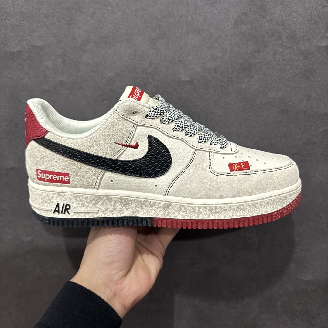 【公司级】海外限量发售 Air Force 1 07 low “联名蛇年限定——黑蛇纹勾” 低帮 运动鞋 休闲鞋 折边针车 工艺难度大 原楦头原纸板 原装鞋盒 定制五金配件 内置全掌气垫 原厂鞋底货号：hh7518-033nsize：36 36.5 37.5 38 38.5 39 40 40.5 41 42 42.5 43 44 44.5 45 编码：HXS310320-莆田鞋批发中心