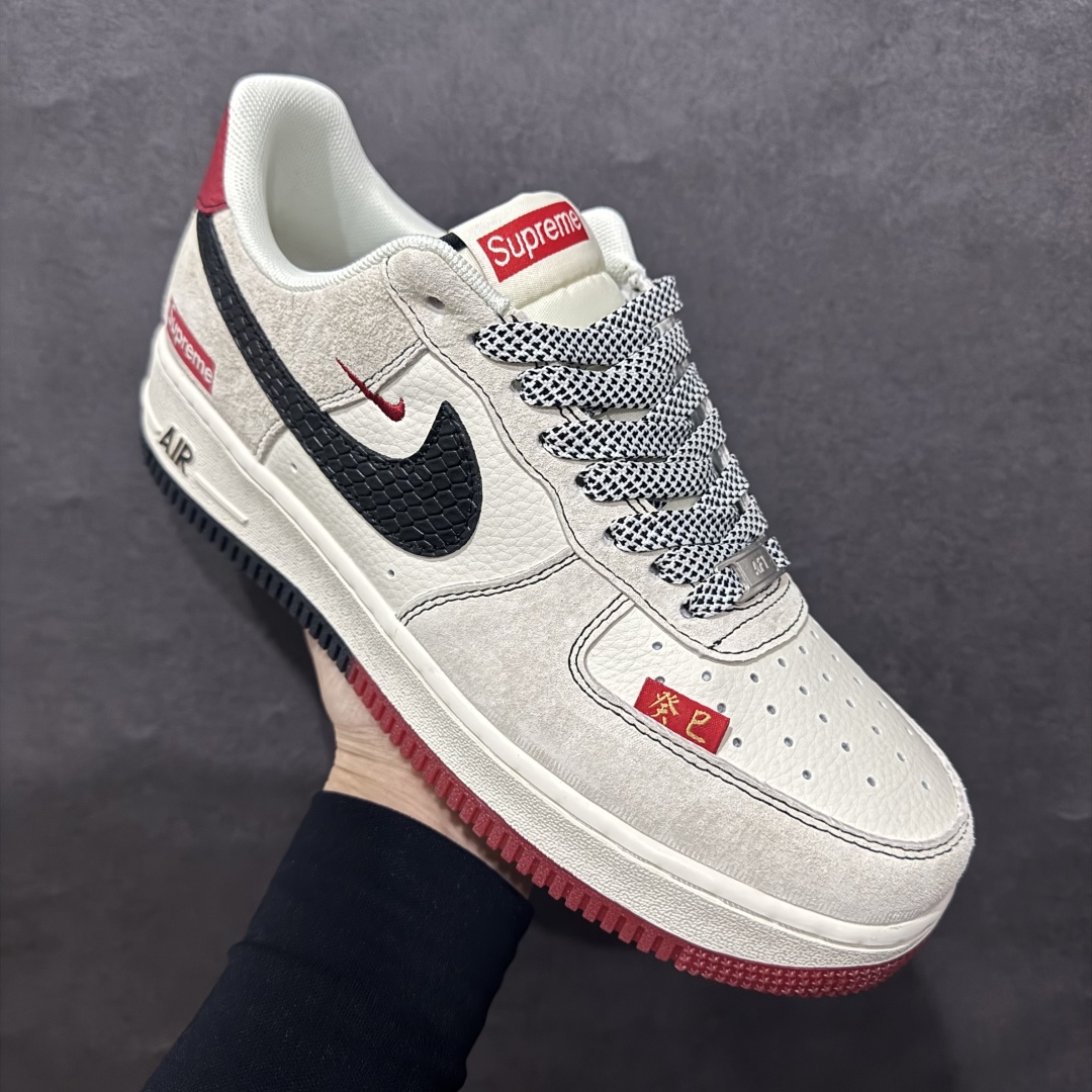 图片[3]-【公司级】海外限量发售 Air Force 1 07 low “联名蛇年限定——黑蛇纹勾” 低帮 运动鞋 休闲鞋 折边针车 工艺难度大 原楦头原纸板 原装鞋盒 定制五金配件 内置全掌气垫 原厂鞋底货号：hh7518-033nsize：36 36.5 37.5 38 38.5 39 40 40.5 41 42 42.5 43 44 44.5 45 编码：HXS310320-莆田鞋批发中心