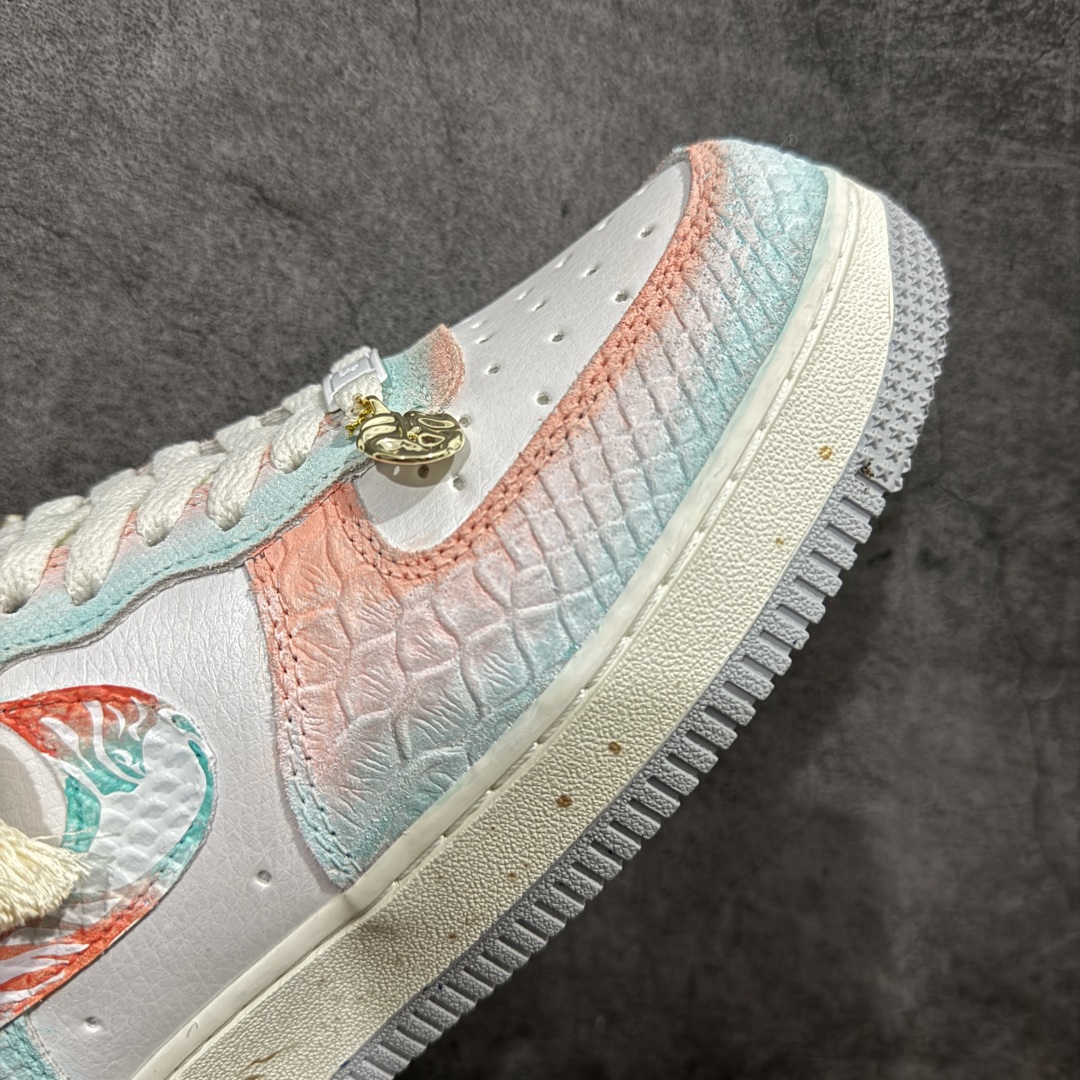 【纯原礼盒版】Nk Air Force 1'07 Low ”Late Spring Rain” 春迟雨礼盒装 空军一号低帮休闲板鞋 DX2678-111