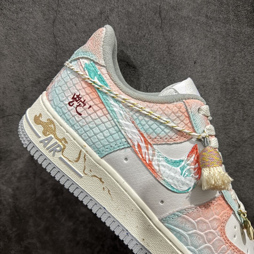 【纯原礼盒版】Nk Air Force 1'07 Low ”Late Spring Rain” 春迟雨礼盒装 空军一号低帮休闲板鞋 DX2678-111