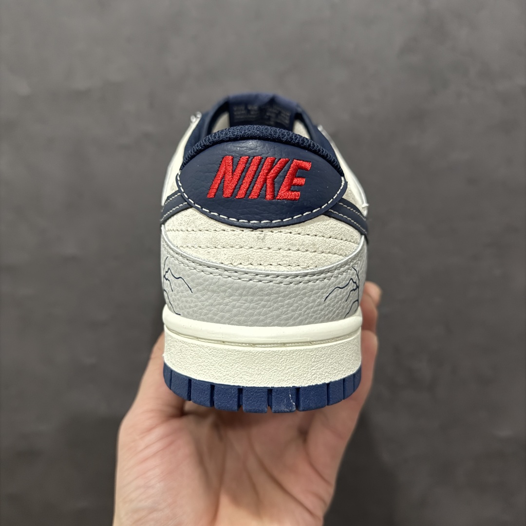 图片[4]-【定制版】Nk SB Dunk Low 闪电联名 素描藏蓝勾 周年高端定制 低帮休闲板鞋rn#定制鞋盒 大厂纯原品质出货 超高清洁度 皮料切割干净无任何毛边 细节完美 r 货号：DJ2024-107 尺码：36 36.5 37.5 38 38.5 39 40 40.5 41 42 42.5 43 44 44.5 45 编码：HXS340360-莆田鞋批发中心