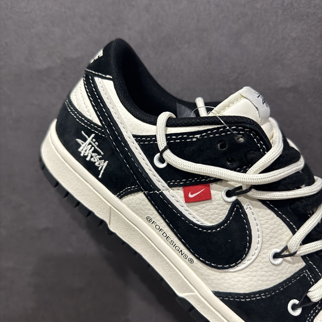 图片[6]-【定制版】Nike SB Dunk Low x Stussy 白黑小钩双钩绑带n纯原大厂出品 极力推荐n原装头层材料 独家版型蒸餾加工n帶來的是更好的视觉和脚感体验n大厂纯原品质出货 清洁度 电绣工艺皮料切割干净无任何毛边 细节完美 官方货号：YX5066 241 尺码：36 36.5 37.5 38 38.5 39 40 40.5 41 42 42.5 43 44 44.5 45  编码：HXS340360-莆田鞋批发中心