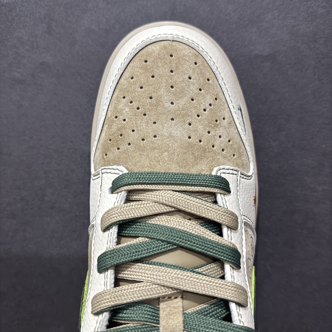 图片[8]-【定制版】Nike SB Dunk Low x GUCCI 灰棕绿小钩双鞋带n纯原大厂出品 极力推荐n原装头层材料 独家版型蒸餾加工n帶來的是更好的视觉和脚感体验n大厂纯原品质出货 清洁度 电绣工艺皮料切割干净无任何毛边 细节完美 官方货号：DM6868 025 尺码：36 36.5 37.5 38 38.5 39 40 40.5 41 42 42.5 43 44 44.5 45  编码：HXS340360-莆田鞋批发中心