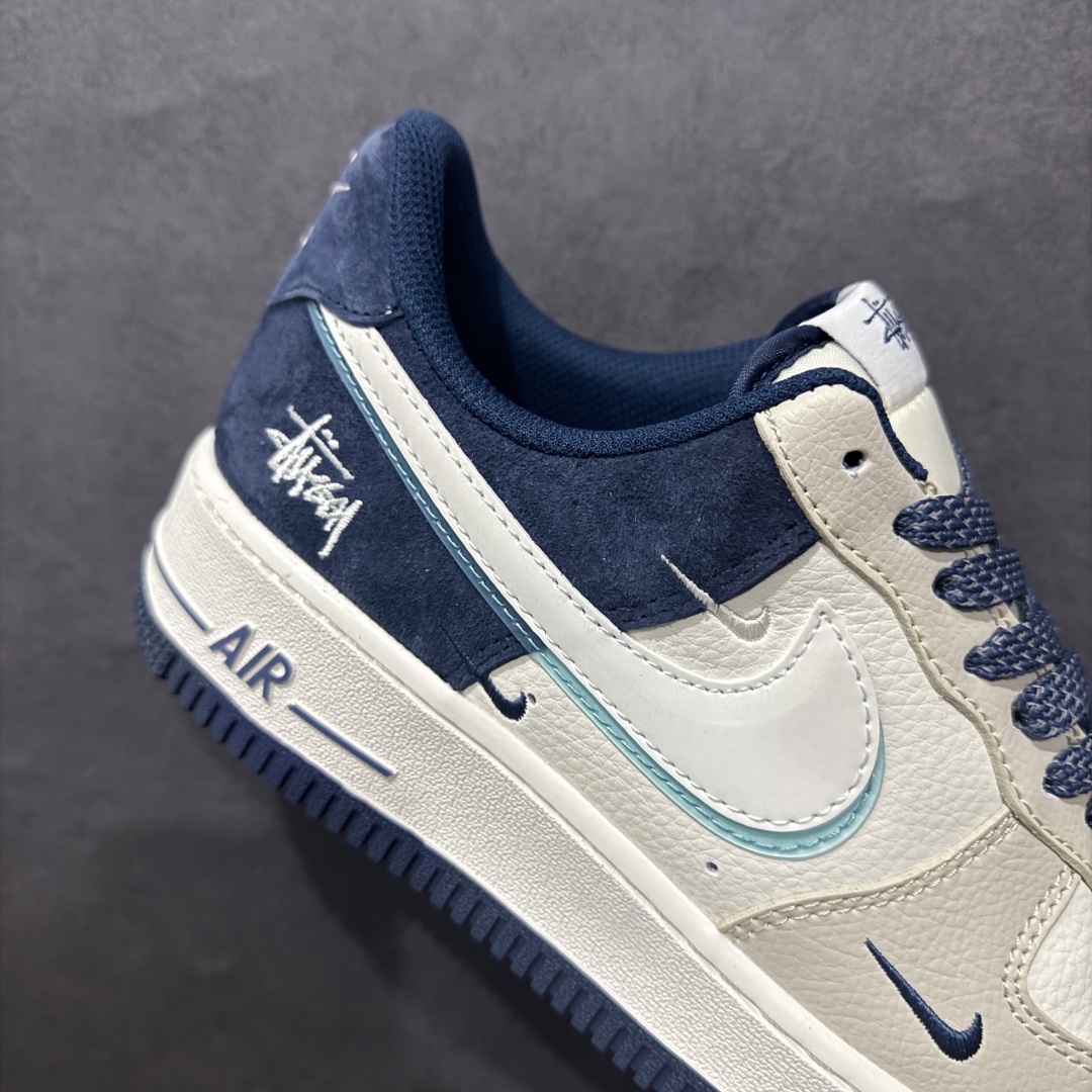 图片[6]-【定制版】Nike Air Force 1 Low 07 x Stussy 米蓝三小钩满天星n原楦头原纸板 打造纯正低帮空军版型 专注外贸渠道 全掌内置蜂窝气垫原盒配件 原厂中底钢印、拉帮完美官方货号：DM6868 055 Size：36 36.5 37.5 38 38.5 39 40 40.5 41 42 42.5 43 44 44.5 45 编码：HXS310320-莆田鞋批发中心