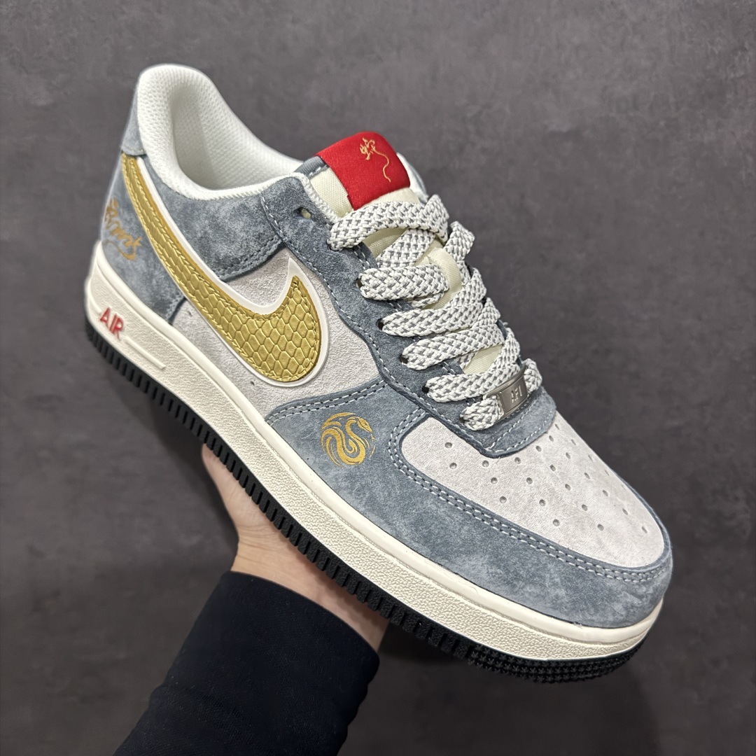 图片[3]-【定制版】Nk Air Force 1\’07 Low 蛇年限定 金蛇鳞 空军一号低帮休闲板鞋 XZ2025-688rn#原楦头原纸板 原装鞋盒 定制五金配件 内置全掌气垫 原厂鞋底 r 尺码：36 36.5 37.5 38 38.5 39 40 40.5 41 42 42.5 43 44 44.5 45  编码：HXS310320-莆田鞋批发中心