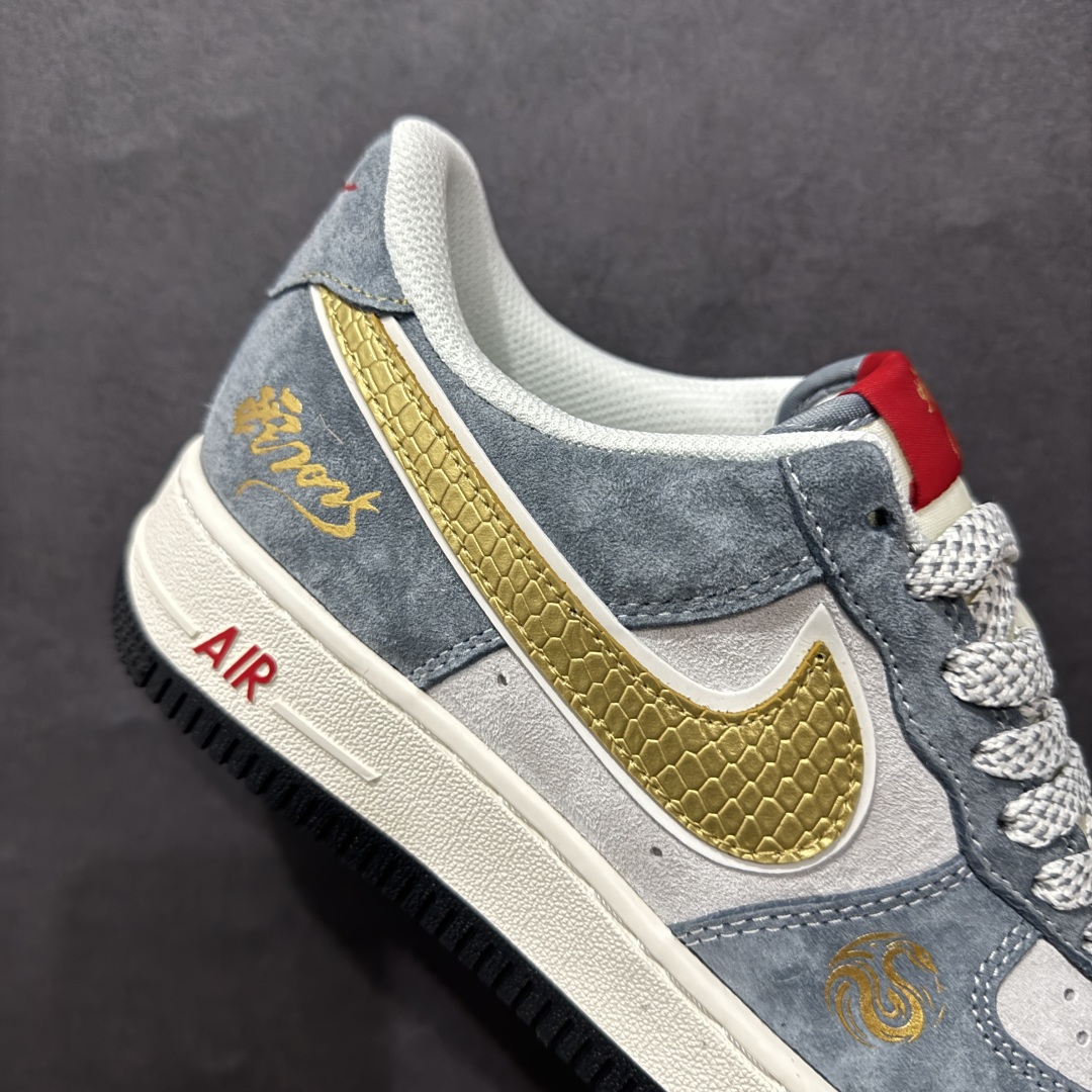 图片[6]-【定制版】Nk Air Force 1\’07 Low 蛇年限定 金蛇鳞 空军一号低帮休闲板鞋 XZ2025-688rn#原楦头原纸板 原装鞋盒 定制五金配件 内置全掌气垫 原厂鞋底 r 尺码：36 36.5 37.5 38 38.5 39 40 40.5 41 42 42.5 43 44 44.5 45  编码：HXS310320-莆田鞋批发中心