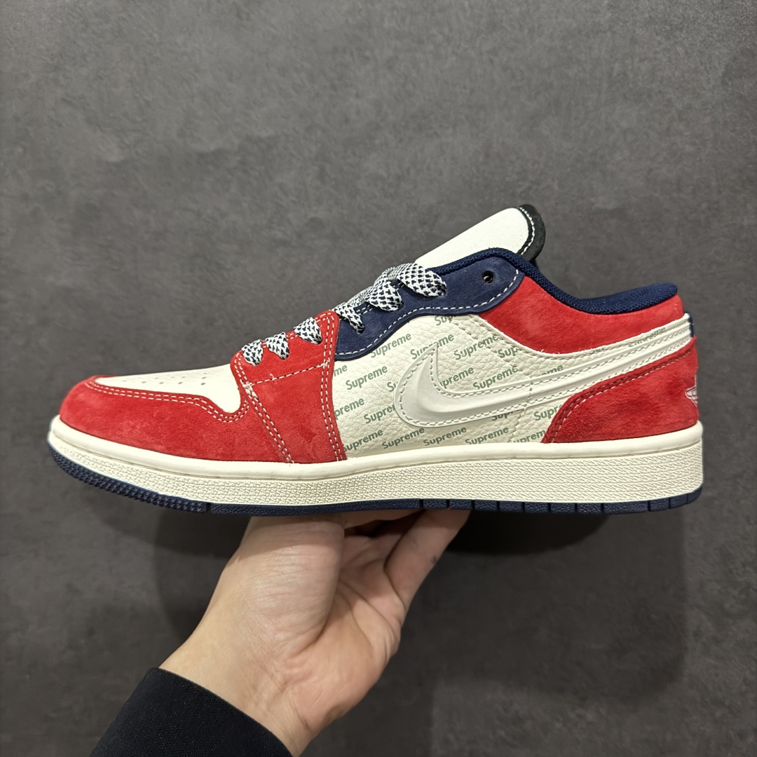 图片[2]-【定制版】Air Jordan 1 Retro Low x The North Face 蛇年限定 白红蓝小钩满天星n官方同步新色 原装级产物n拒绝公底 立体鞋型 细节完美 高清洁度购置公司同步原材料 原汁原味 忠于原版 货号：XS6086 013n码数：36 36.5 37.5 38 38.5 39 40 40.5 41 42 42.5 43 44 44.5 45 编码：CC300320-莆田鞋批发中心