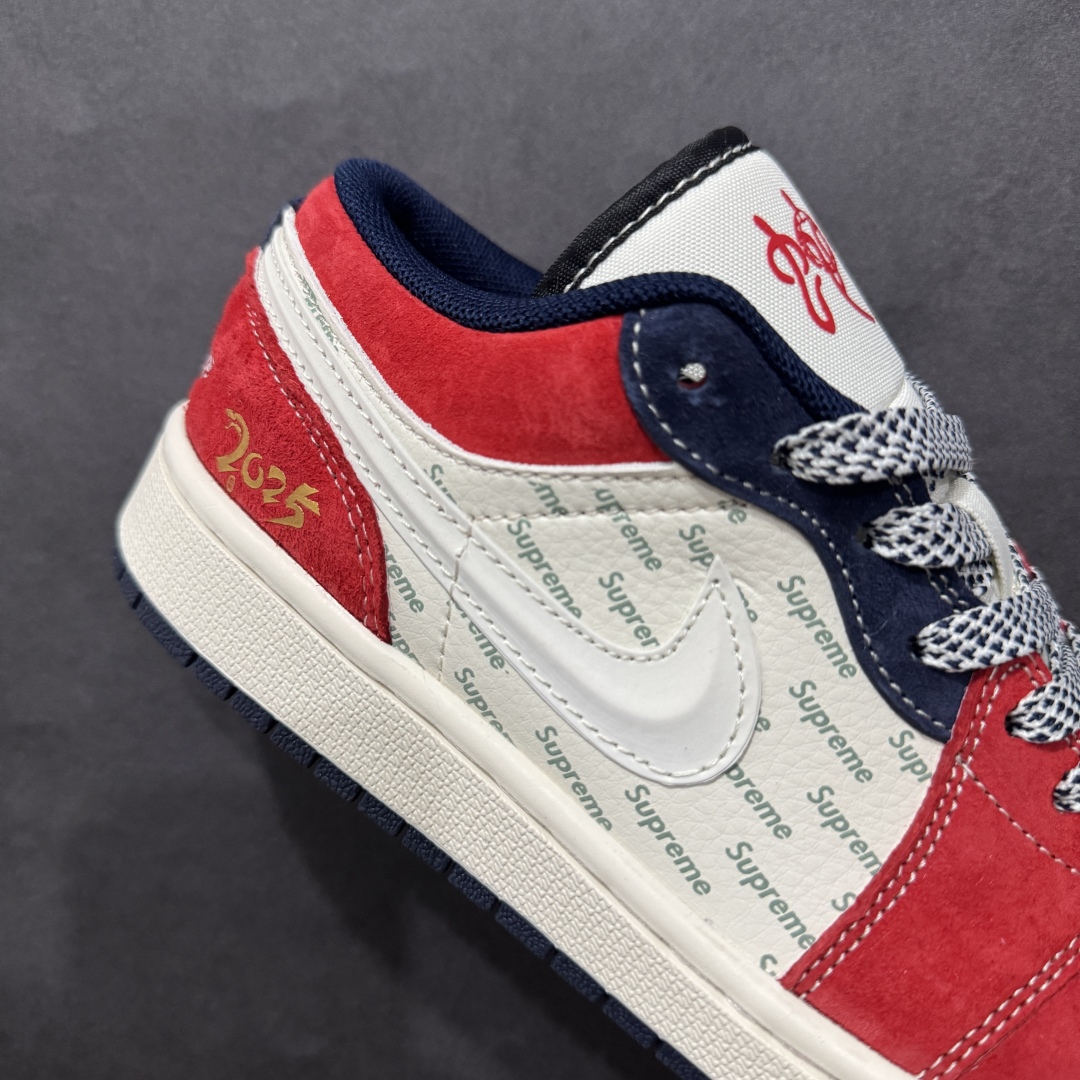 图片[6]-【定制版】Air Jordan 1 Retro Low x The North Face 蛇年限定 白红蓝小钩满天星n官方同步新色 原装级产物n拒绝公底 立体鞋型 细节完美 高清洁度购置公司同步原材料 原汁原味 忠于原版 货号：XS6086 013n码数：36 36.5 37.5 38 38.5 39 40 40.5 41 42 42.5 43 44 44.5 45 编码：CC300320-莆田鞋批发中心