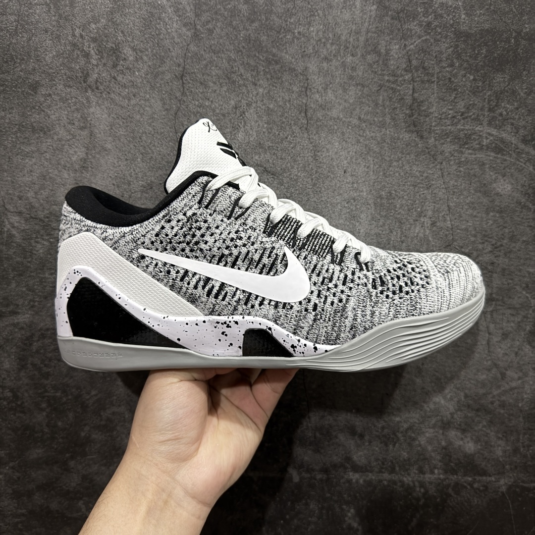 【外贸MX版本】Nike Kobe 9 Elite Low Beethoven 科比9 贝多芬 低帮 篮球鞋 男款 白黑狼灰n市场最强科比9代n原厂工艺3层立体编织flyknit鞋面 厚度同步ZP吊打市场“纯原”n原厂碳板加持 立体感区分市场货品n灵动鞋型 鞋头➕腰身版型 区分市场货品🌪过验级拉帮细节全新复刻版中底鞋垫 REACT高弹缓震 前后掌带气垫n用实力让信仰落地 👊🏻 货号：639045-101n鞋码：41-48.5半 全码出货 编码：T480520-莆田鞋批发中心