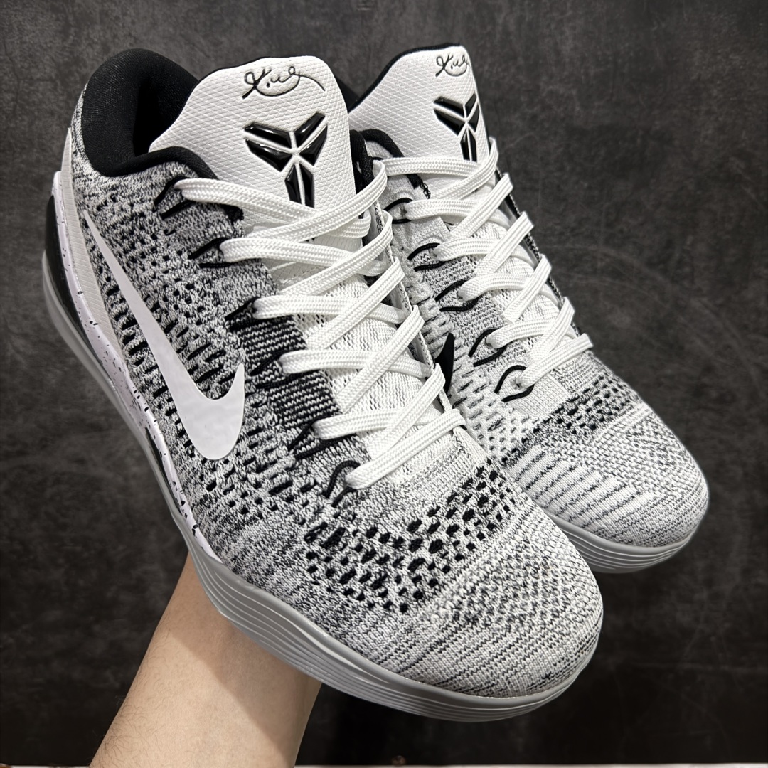 【外贸MX版本】Nike Kobe 9 Elite Low Beethoven 科比9 贝多芬 低帮 篮球鞋 男款 白黑狼灰n市场最强科比9代n原厂工艺3层立体编织flyknit鞋面 厚度同步ZP吊打市场“纯原”n原厂碳板加持 立体感区分市场货品n灵动鞋型 鞋头➕腰身版型 区分市场货品🌪过验级拉帮细节全新复刻版中底鞋垫 REACT高弹缓震 前后掌带气垫n用实力让信仰落地 👊🏻 货号：639045-101n鞋码：41-48.5半 全码出货 编码：T480520-莆田鞋批发中心