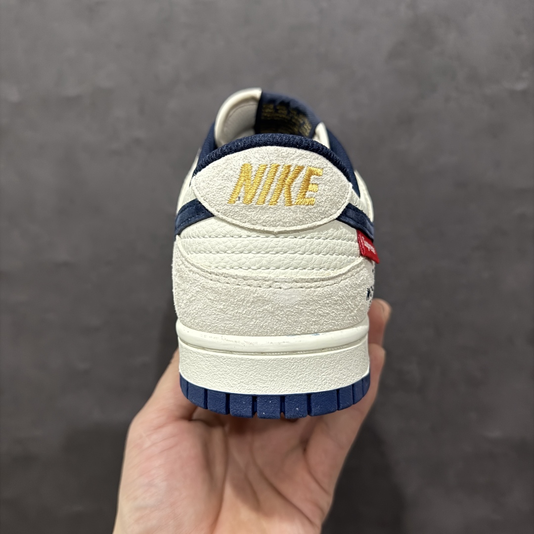 图片[4]-【定制版】Nk SB Dunk Low 北面联名 弹幕藏蓝勾 周年高端定制 低帮休闲板鞋rn#定制鞋盒 大厂纯原品质出货 超高清洁度 皮料切割干净无任何毛边 细节完美 r 货号：DJ2024-117 尺码：36 36.5 37.5 38 38.5 39 40 40.5 41 42 42.5 43 44 44.5 45  编码：HXS340360-莆田鞋批发中心