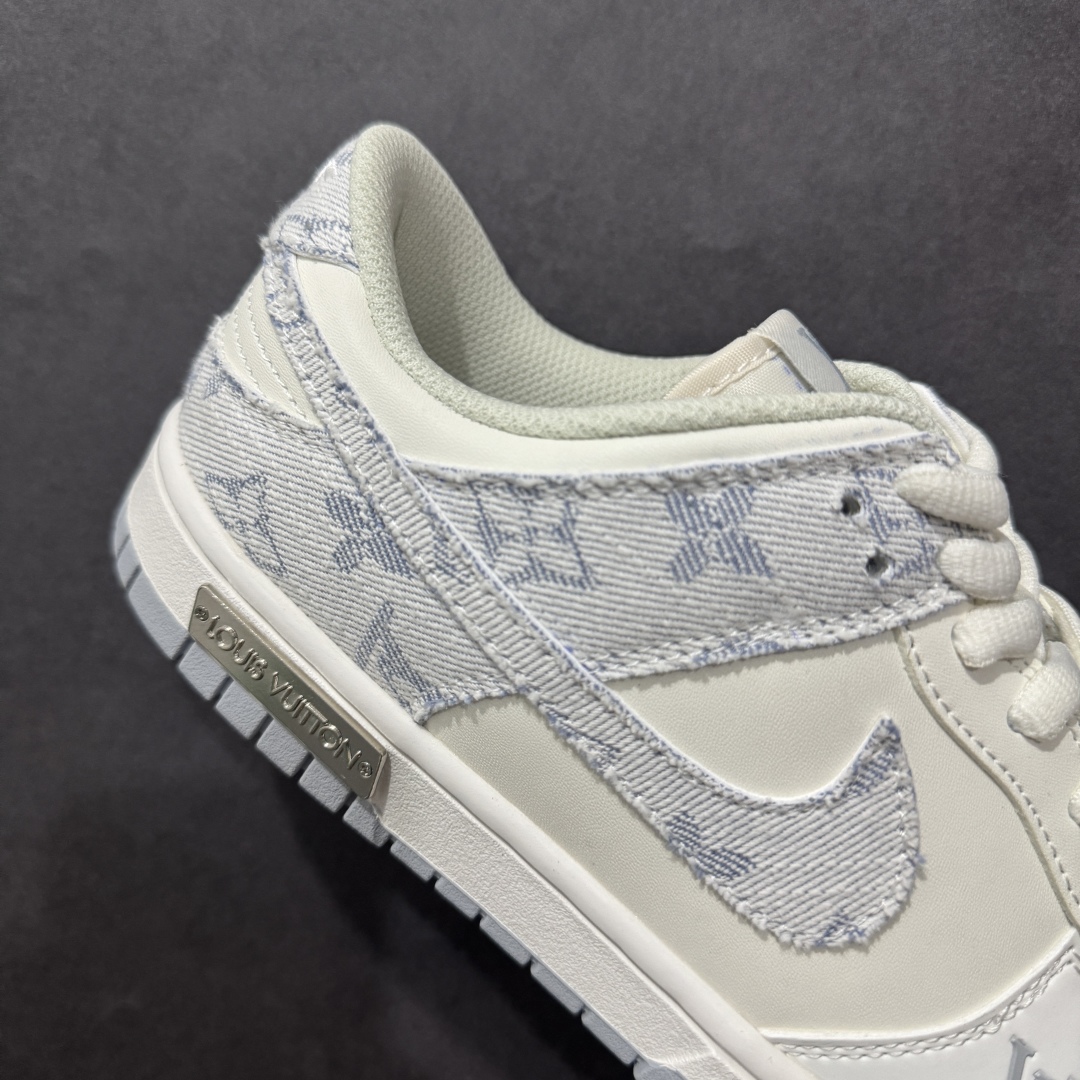 图片[6]-【定制版】Nk SB Dunk Low LV联名-紫色牛仔米白紫勾 周年高端定制 低帮休闲板鞋rn#定制鞋盒 大厂纯原品质出货 超高清洁度 皮料切割干净无任何毛边 细节完美 r 货号：DJ2024-010 尺码：36 36.5 37.5 38 38.5 39 40 40.5 41 42 42.5 43 44 44.5 45  编码：HXS260280-莆田鞋批发中心