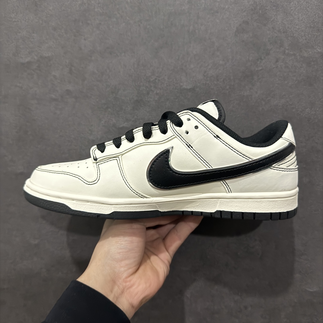 图片[2]-【定制版】Nk SB Dunk Low OFF-WHITE联名-米黑勾 周年高端定制 低帮休闲板鞋rn#定制鞋盒 大厂纯原品质出货 超高清洁度 皮料切割干净无任何毛边 细节完美 r 货号：DJ2024-003 尺码：36 36.5 37.5 38 38.5 39 40 40.5 41 42 42.5 43 44 44.5 45 编码：HXS260280-莆田鞋批发中心