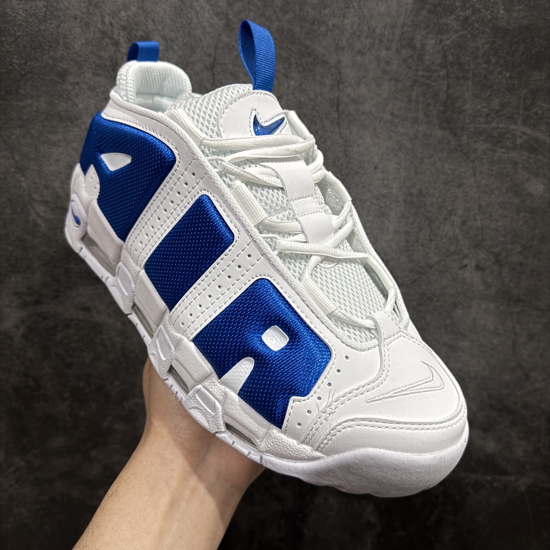 图片[3]-【CK纯原版】Nike Air More Uptempo 原装皮蓬n全新批次 Air More Uptempo绝对是耐克篮球鞋历史上最耀眼的里程碑之一，耐克一直以来都以不停的提升气垫容量来捍卫气垫的地位，当前后掌的花样全部玩尽之后，耐克终于还是打出了奠定王朝基础的一张牌：全掌外露气垫，U型气垫和Max Air的搭配是当时最切合实际的全掌气垫组合 货号：FZ3055-101 尺码：36-47.5 编码：CK310330-莆田鞋批发中心