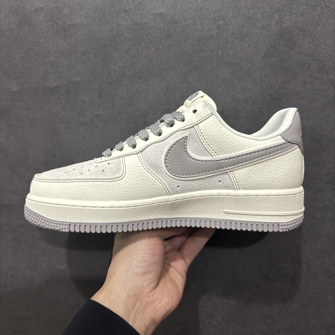 图片[2]-【定制版】Nk Air Force 1\’07 Low 北面联名 米灰红标 空军一号低帮休闲板鞋 BB7518-009rn#原楦头原纸板 原装鞋盒 定制五金配件 内置全掌气垫 原厂鞋底 r 尺码：36 36.5 37.5 38 38.5 39 40 40.5 41 42 42.5 43 44 44.5 45  编码：HXS310320-莆田鞋批发中心