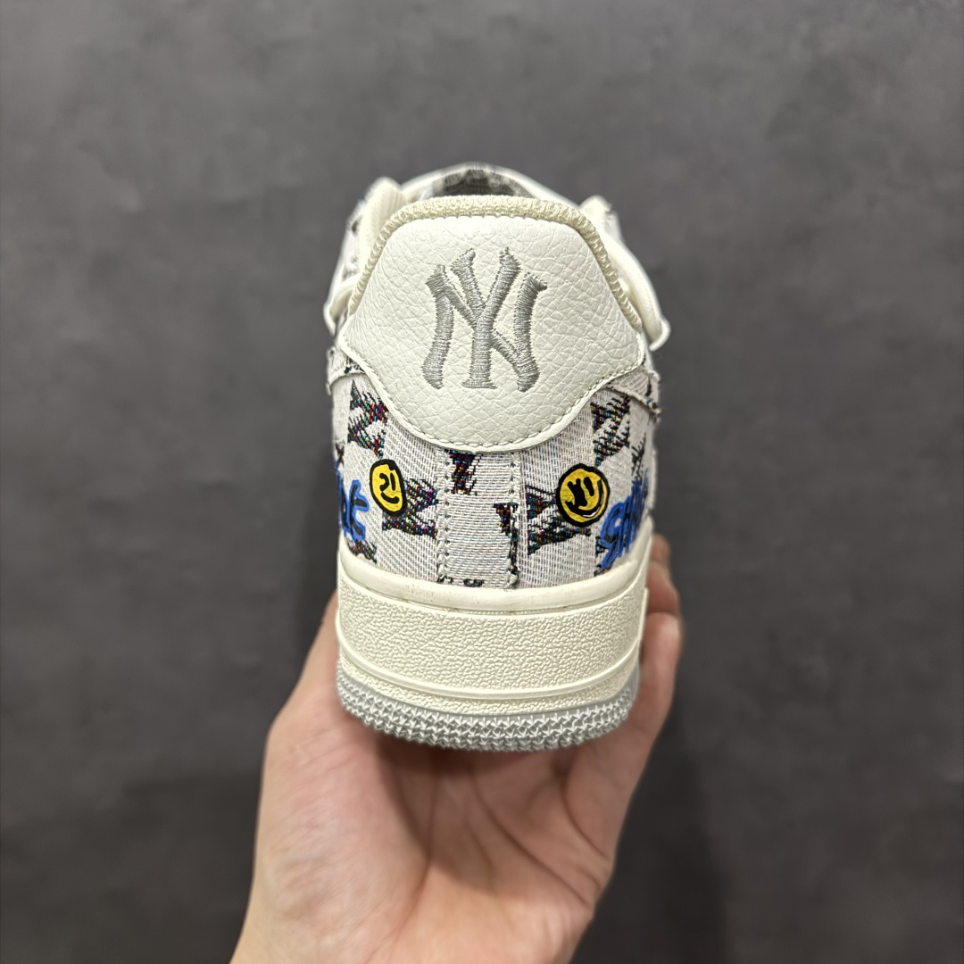 图片[4]-【定制版】Nk Air Force 1\’07 Low \”Hip Hop\” 嘻哈MLB 空军一号低帮休闲运动绑带板鞋 BD0077-333rn#MLB棒球联盟堪称嘻哈风格的经典标志。它标志性的大尺寸帽檐，有着绝佳的修饰脸型效果，无论是说唱歌手激情开唱，还是潮人出街凹造型，都少不了它的身影。帽身上简洁有力的球队字母Logo，从纽约洋基队的“NY”，到洛杉矶道奇队的“LA”，辨识度极高，自带一种酷劲儿，和嘻哈文化里追求个性、彰显态度的内核完美契合。r 尺码：36 36.5 37.5 38 38.5 39 40 40.5 41 42 42.5 43 44 44.5 45  编码：HXS310320-莆田鞋批发中心