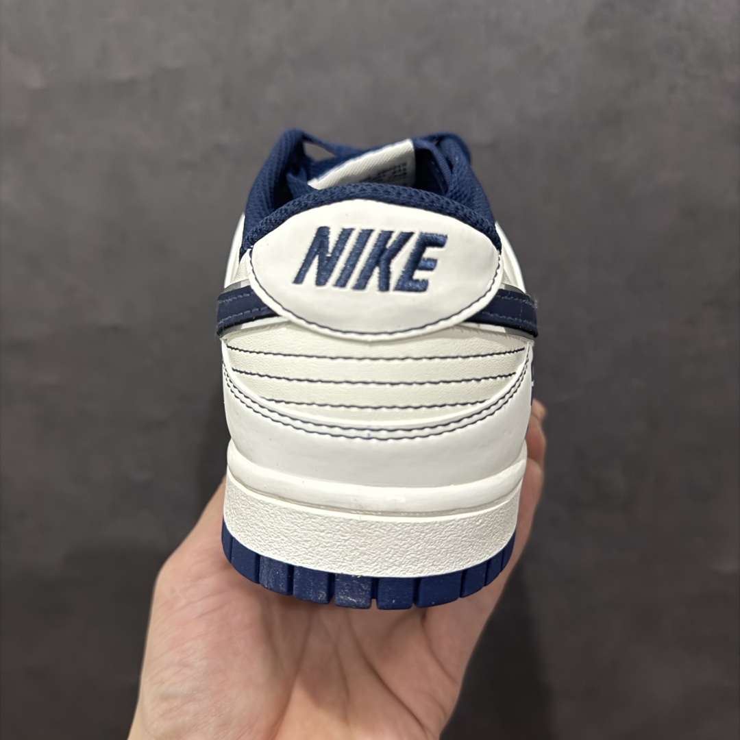 图片[4]-【定制版】Nike SB Dunk Low“OFF-WHITE联名——米白藏青勾”  周年高端定制 低帮休闲板鞋 定制鞋盒 大厂纯原品质出货 超高清洁度 皮料切割干净无任何毛边 细节完美 货号：DJ2024-011n Size:36 36.5 37.5 38 38.5 39 40 40.5 41 42 42.5 43 44 44.5 45 编码：HXS260280-莆田鞋批发中心