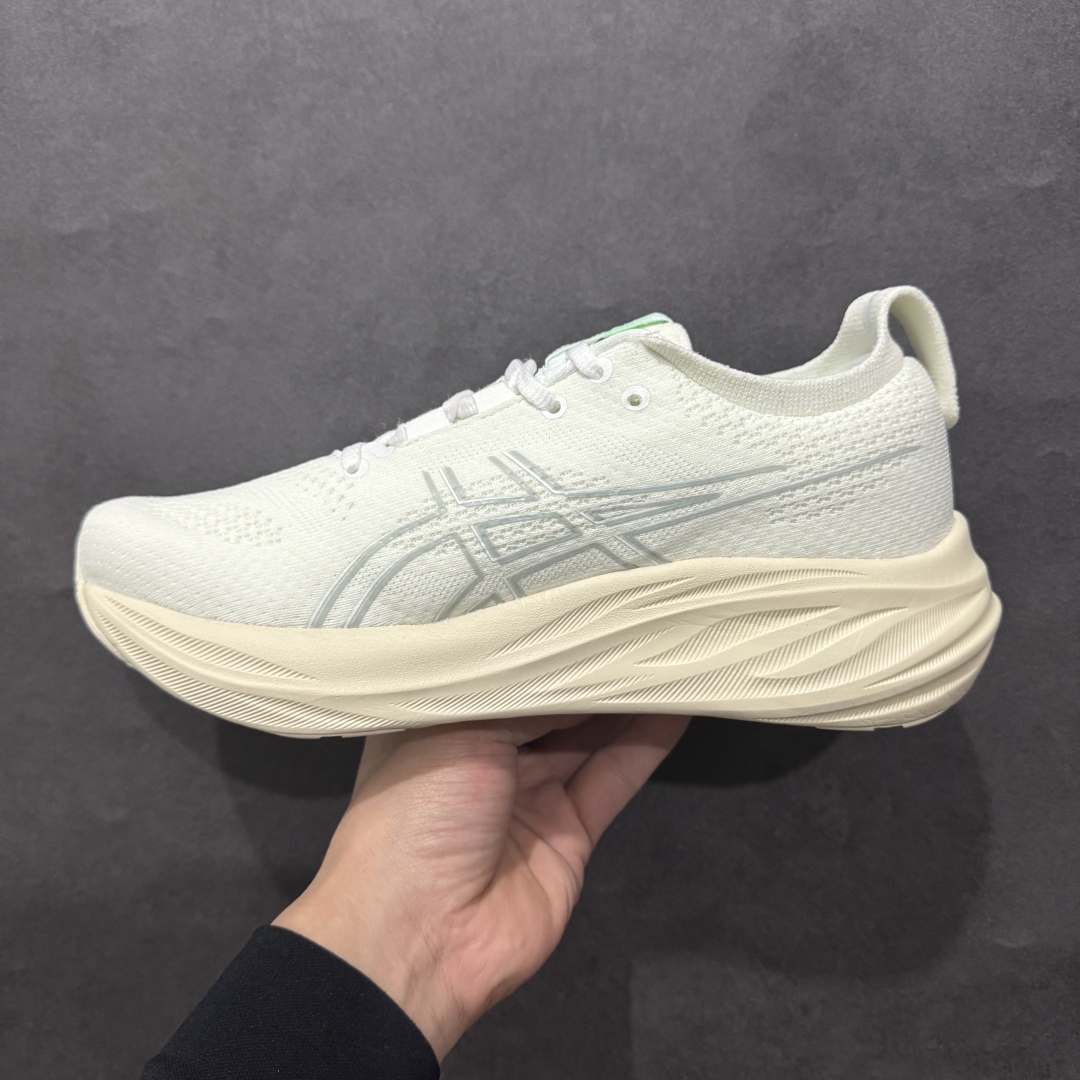 图片[2]-【纯原版本】ASICS Gel-NIMBUS 26 减震支撑耐磨 低帮 跑步鞋n此款新品ASICS Gel-NIMBUS 26 为酷跑推出 鞋面采用轻量透气针织材料制作 平添适脚性 中底使用FF BLAST PLUS ECO环保泡绵材料 增添可持续舒适流畅度  后掌缓震Pure GEL胶材设计 使柔软度增加 大底加宽设计 提升大底的抓地力与耐久度。 尺码：36-45 编码：NM230250-莆田鞋批发中心