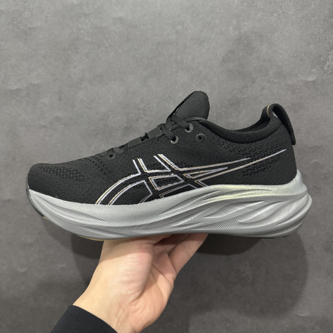 图片[2]-【纯原版本】ASICS Gel-NIMBUS 26 减震支撑耐磨 低帮 跑步鞋n此款新品ASICS Gel-NIMBUS 26 为酷跑推出 鞋面采用轻量透气针织材料制作 平添适脚性 中底使用FF BLAST PLUS ECO环保泡绵材料 增添可持续舒适流畅度  后掌缓震Pure GEL胶材设计 使柔软度增加 大底加宽设计 提升大底的抓地力与耐久度。 尺码：36-45 编码：NM230250-莆田鞋批发中心