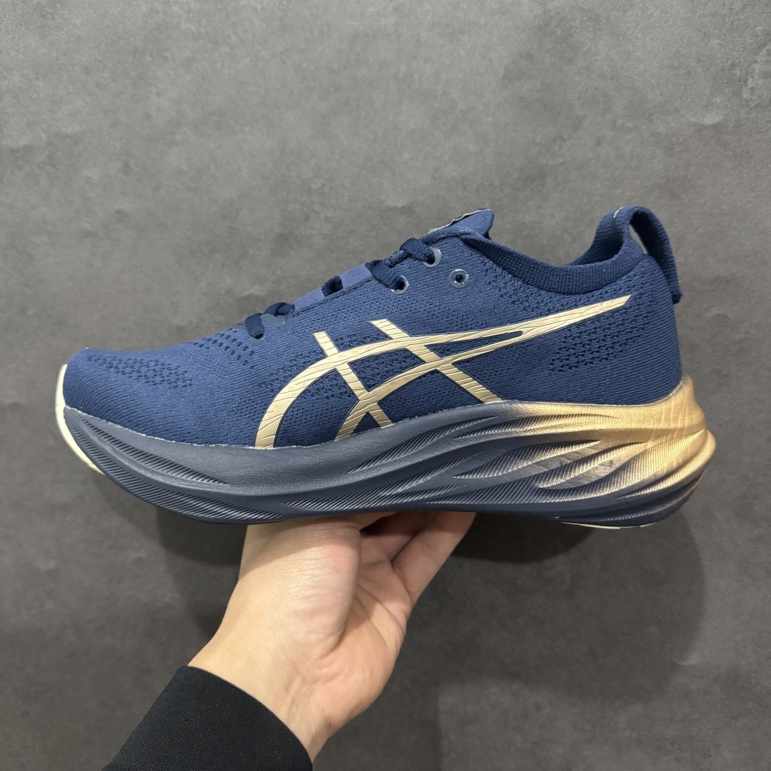 图片[2]-【纯原版本】ASICS Gel-NIMBUS 26 减震支撑耐磨 低帮 跑步鞋n此款新品ASICS Gel-NIMBUS 26 为酷跑推出 鞋面采用轻量透气针织材料制作 平添适脚性 中底使用FF BLAST PLUS ECO环保泡绵材料 增添可持续舒适流畅度  后掌缓震Pure GEL胶材设计 使柔软度增加 大底加宽设计 提升大底的抓地力与耐久度。 尺码：36-45 编码：NM230250-莆田鞋批发中心