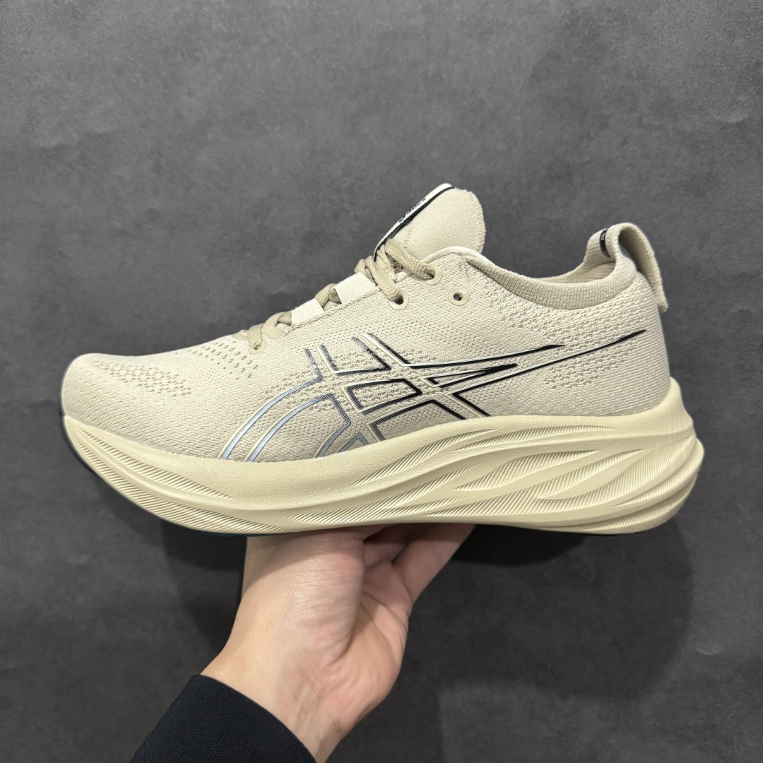 图片[2]-【纯原版本】ASICS Gel-NIMBUS 26 减震支撑耐磨 低帮 跑步鞋n此款新品ASICS Gel-NIMBUS 26 为酷跑推出 鞋面采用轻量透气针织材料制作 平添适脚性 中底使用FF BLAST PLUS ECO环保泡绵材料 增添可持续舒适流畅度  后掌缓震Pure GEL胶材设计 使柔软度增加 大底加宽设计 提升大底的抓地力与耐久度。 尺码：36-45 编码：NM230250-莆田鞋批发中心