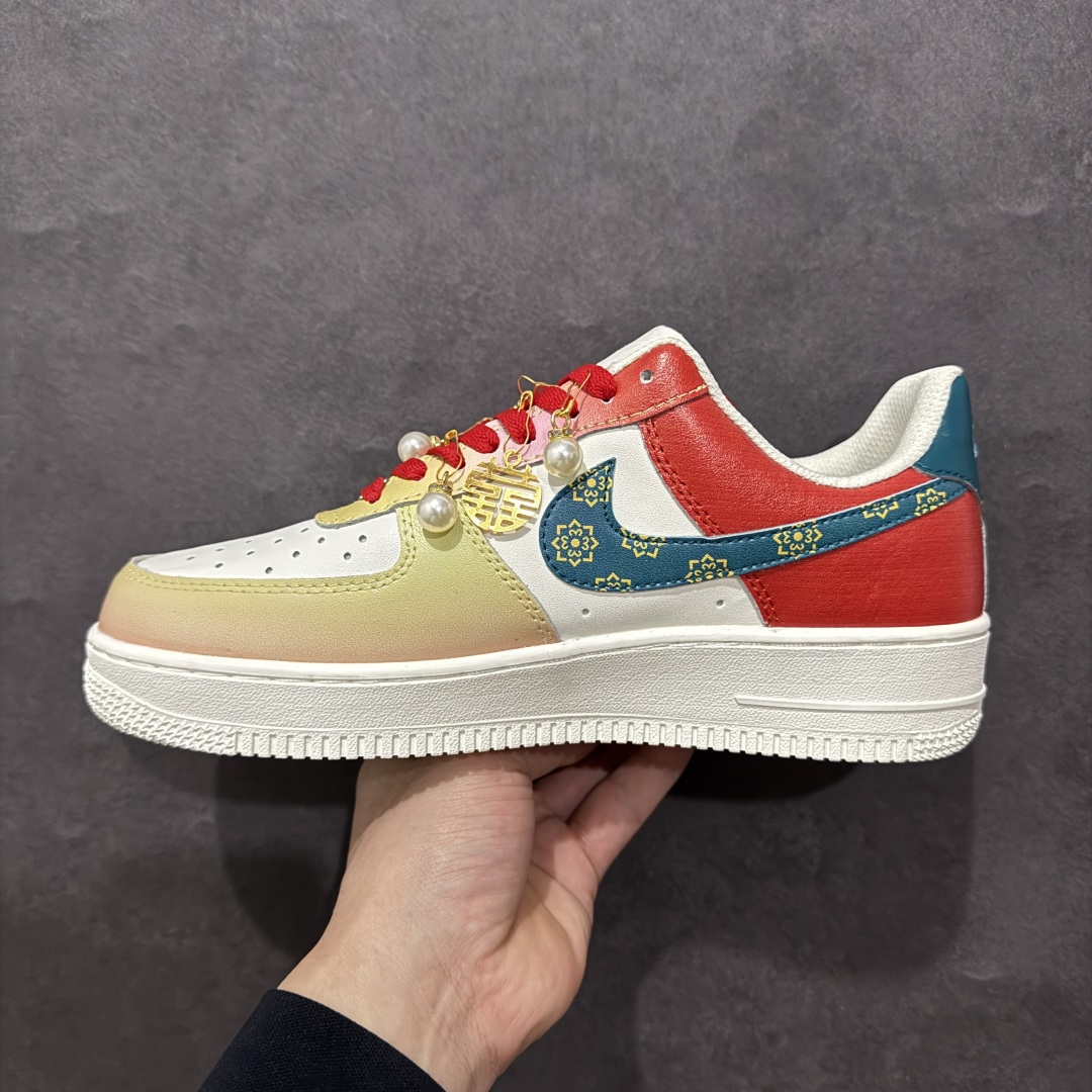 图片[2]-【定制版】Nike Air Force 1 Low 07 贩卖日落 喜结良缘 白黄红 原楦头原纸板 打造纯正低帮空军版型  专注外贸渠道 全掌内置蜂窝气垫 原盒配件 原厂中底钢印、拉帮完美官方货号：CW2288-111 Size：36 36.5 37.5 38 38.5 39 40 40.5 41 42 42.5 43 44 44.5 45 编码：HXS290300-莆田鞋批发中心