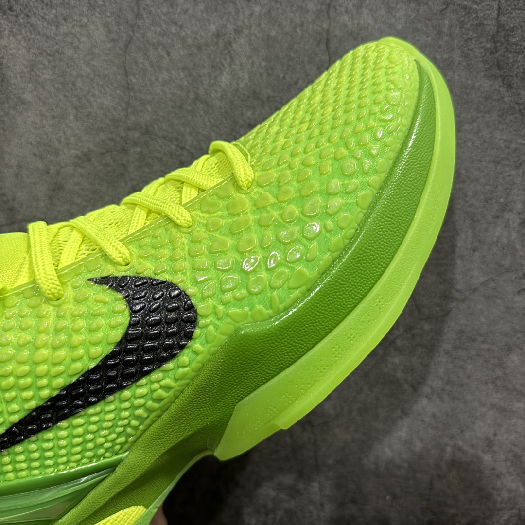 图片[6]-【Star版本】NK Zoom KOBE 6 Protro 科比六代 青蜂侠 CW2190-300n史上最强复刻 私人团队订单n细节完美对比公司货前掌超大Zoom Turbo气垫 后掌EVA缓震真正的原汁原味 还原ZP脚感 全身鞋材卡料色独家定制 唯一正确喷漆工艺Swoosh 正确凹凸蛇鳞工艺 正确鞋面渐变效果 内全置真动飞态线 独立原厂模具 最大尺码达到48.5码 首批不拼图大几率过验 亲测已过 支持各种高强度实战 无需担心 上脚价 补货周期极长 脚宽建议买大半码 科比系列前掌偏窄 不影响二次销售 支持七天无理由退换 尺码：40 40.5 41 42 42.5 43 44 44.5 45 45.5 46 47.5 48.5 编码：T520550-莆田鞋批发中心