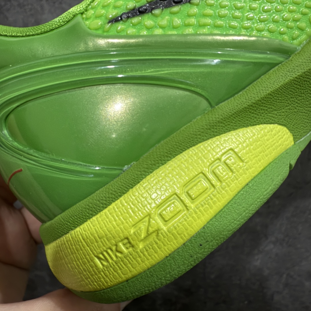 图片[3]-【Star版本】NK Zoom KOBE 6 Protro 科比六代 青蜂侠 CW2190-300n史上最强复刻 私人团队订单n细节完美对比公司货前掌超大Zoom Turbo气垫 后掌EVA缓震真正的原汁原味 还原ZP脚感 全身鞋材卡料色独家定制 唯一正确喷漆工艺Swoosh 正确凹凸蛇鳞工艺 正确鞋面渐变效果 内全置真动飞态线 独立原厂模具 最大尺码达到48.5码 首批不拼图大几率过验 亲测已过 支持各种高强度实战 无需担心 上脚价 补货周期极长 脚宽建议买大半码 科比系列前掌偏窄 不影响二次销售 支持七天无理由退换 尺码：40 40.5 41 42 42.5 43 44 44.5 45 45.5 46 47.5 48.5 编码：T520550-莆田鞋批发中心