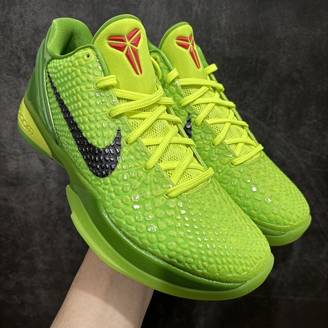 【Star版本】NK Zoom KOBE 6 Protro 科比六代 青蜂侠 CW2190-300n史上最强复刻 私人团队订单n细节完美对比公司货前掌超大Zoom Turbo气垫 后掌EVA缓震真正的原汁原味 还原ZP脚感 全身鞋材卡料色独家定制 唯一正确喷漆工艺Swoosh 正确凹凸蛇鳞工艺 正确鞋面渐变效果 内全置真动飞态线 独立原厂模具 最大尺码达到48.5码 首批不拼图大几率过验 亲测已过 支持各种高强度实战 无需担心 上脚价 补货周期极长 脚宽建议买大半码 科比系列前掌偏窄 不影响二次销售 支持七天无理由退换 尺码：40 40.5 41 42 42.5 43 44 44.5 45 45.5 46 47.5 48.5 编码：T520550-莆田鞋批发中心