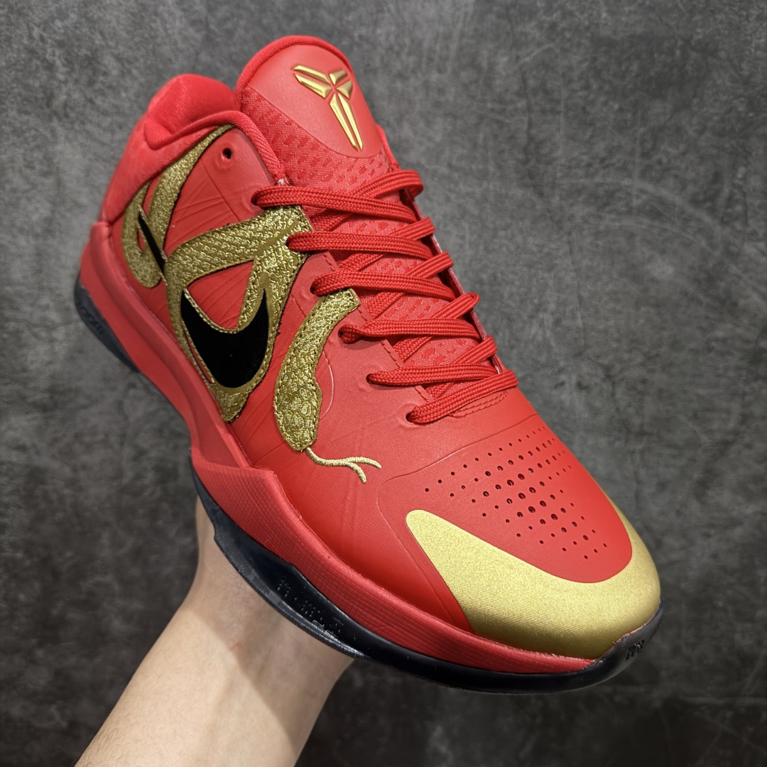 图片[3]-【CK版】NK Zoom Kobe 5 Protro \”Year of the Mamba\” 蛇年限定 红金色n纯原生产线出品 全码出货！nZoom Turb气垫➕后掌EVA缓震 实战配置直接拉满n原楦纸板开发 鞋身流线型、后跟塑形，区分土肥圆n原档数据3D打印 鞋面细节匹配原版n全身鞋材卡料色独家定制 唯一正确喷漆SWOOSHNK专利Flyknit飞线科技，给予鞋身足够抗扭矩力n 实战利器 专供海外市场 官方货号：HF5182 600 尺码：39 40 40.5 41 42 42.5 43 44 44.5 45 46 47.5 48 编码：CK320340-莆田鞋批发中心