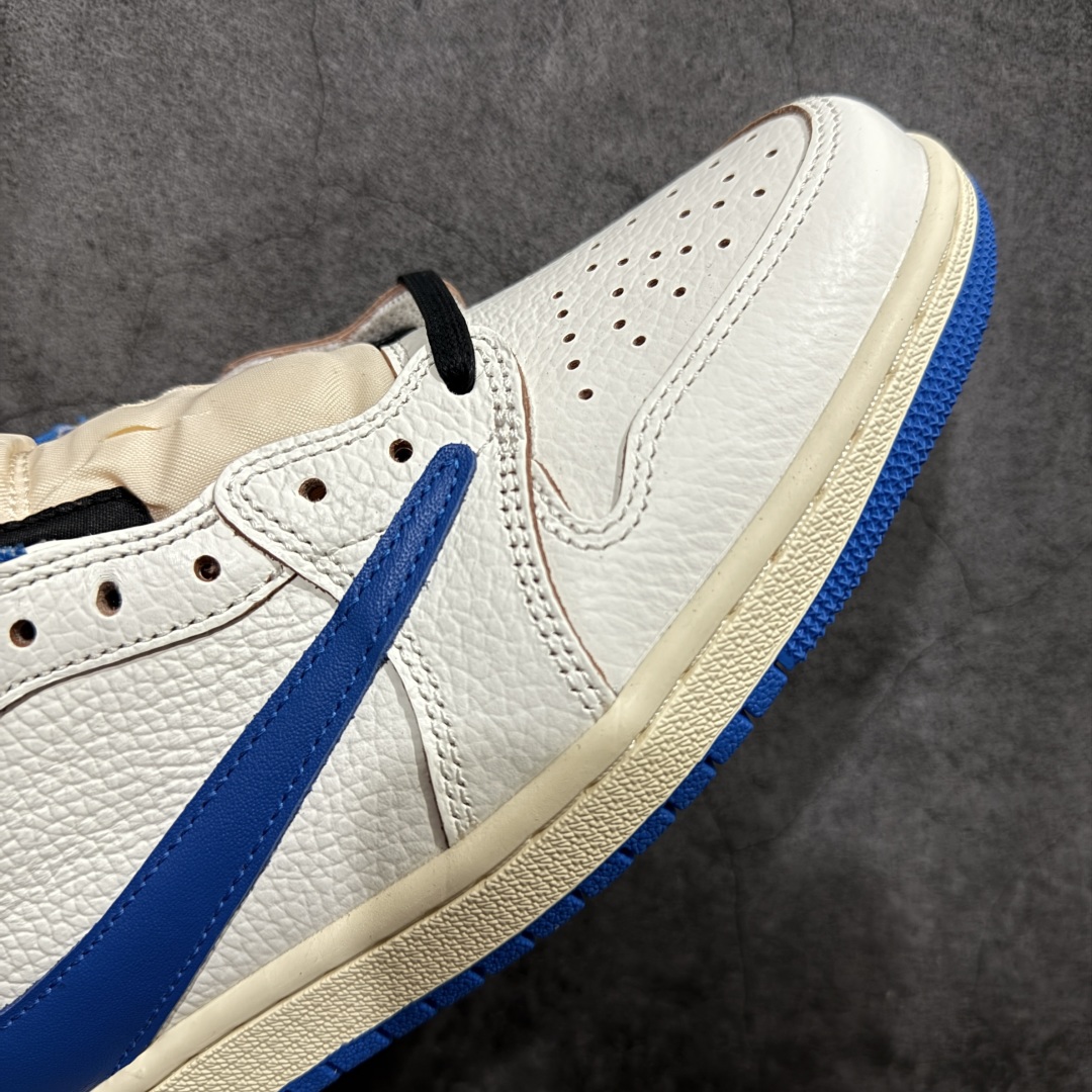 【GS纯原】Travis Scott x Air Jordan AJ1 Low OG SP TS联名倒钩低帮 白蓝闪电2.0 DM7866-104