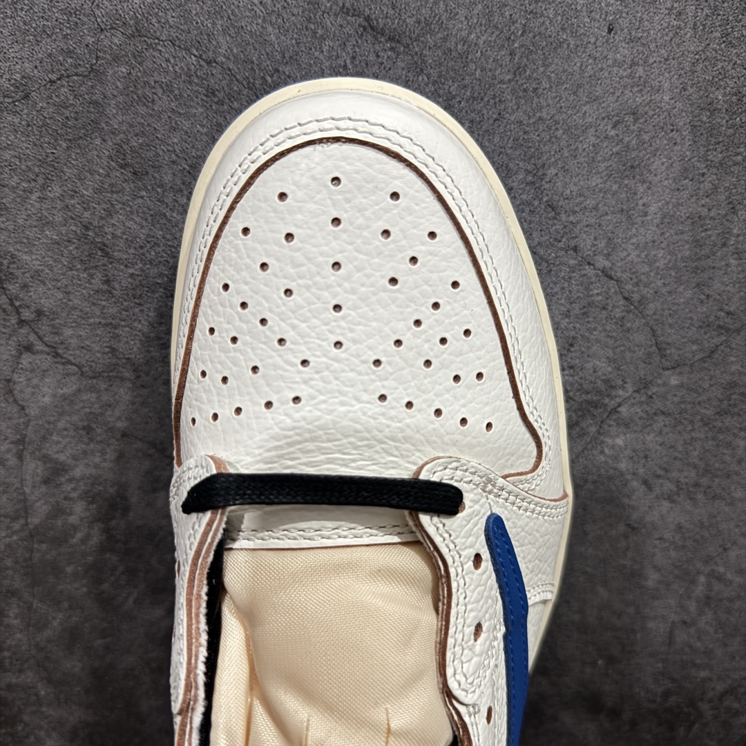 【GS纯原】Travis Scott x Air Jordan AJ1 Low OG SP TS联名倒钩低帮 白蓝闪电2.0 DM7866-104