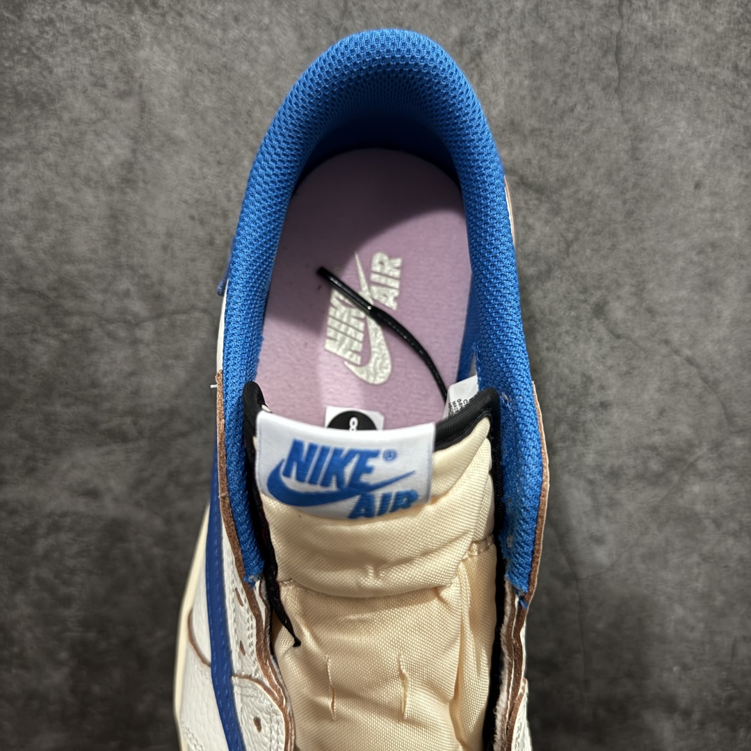 【GS纯原】Travis Scott x Air Jordan AJ1 Low OG SP TS联名倒钩低帮 白蓝闪电2.0 DM7866-104