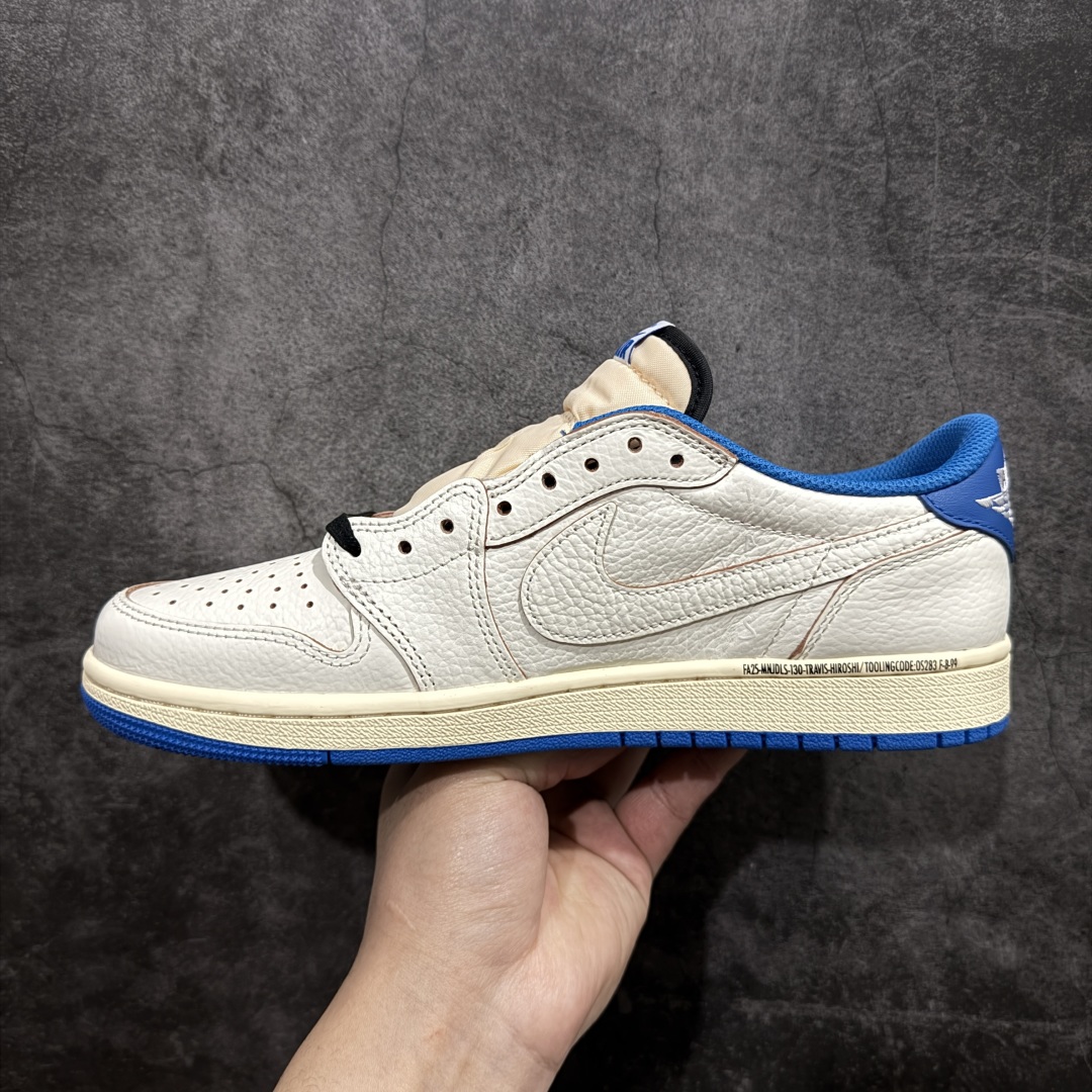 【GS纯原】Travis Scott x Air Jordan AJ1 Low OG SP TS联名倒钩低帮 白蓝闪电2.0 DM7866-104