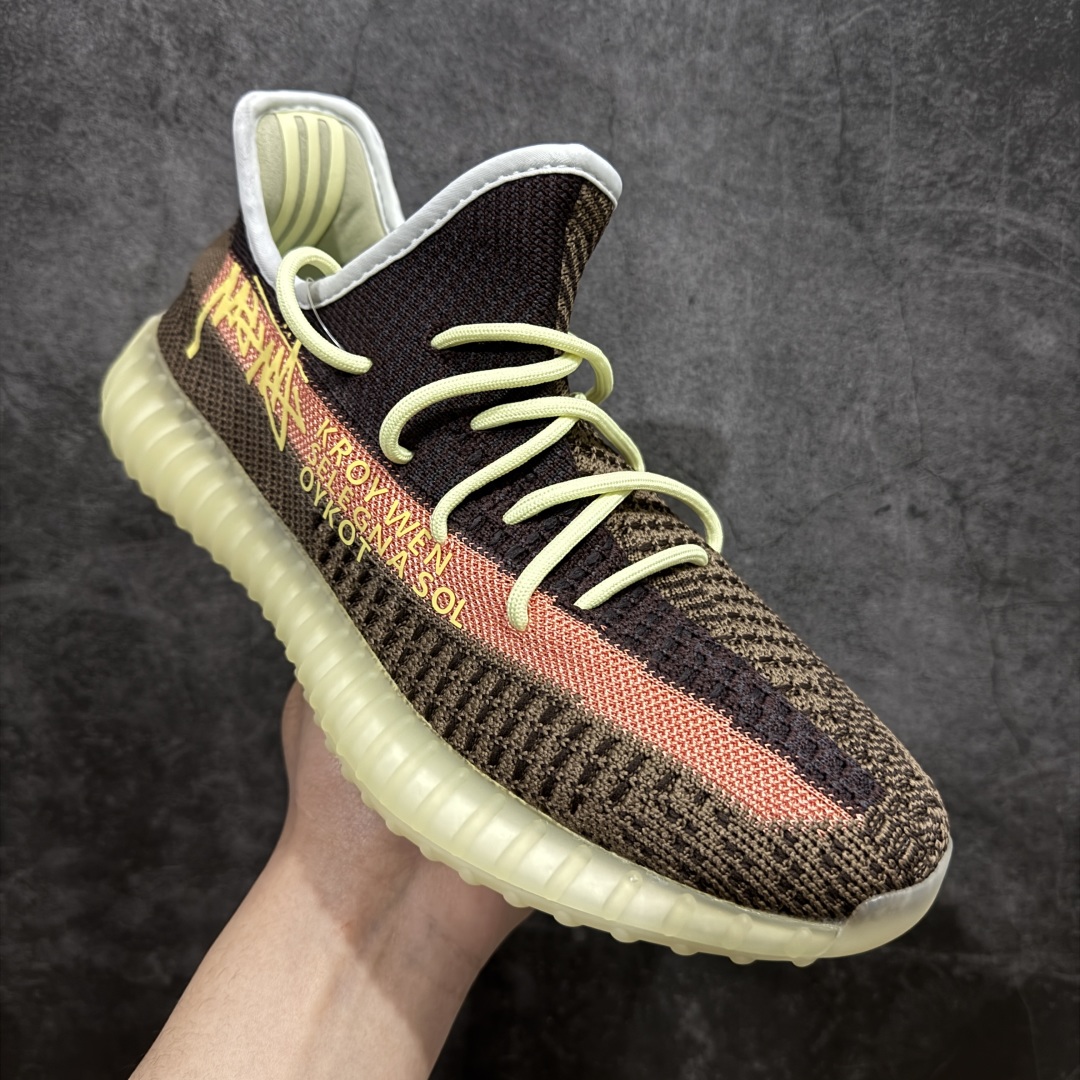 图片[6]-【DIY定制版】Ad Yeezy Boost 350v2 x Stussy 椰子350v2百搭低帮休闲运动鞋 真爆材质 舒适百搭 CQ5486 尺码：36 36.5 37 38 38.5 39 40 40.5 41 42 42.5 43 44 44.5 45 46 47 48  编码：MZ250270-莆田鞋批发中心