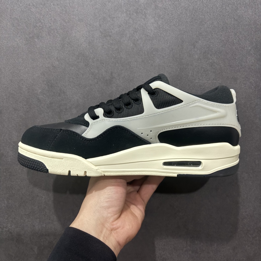 图片[3]-【外贸头层版】Air Jordan AJ4 RM 重置 重制版低帮复古篮球鞋 FQ7939-006nn采用了低帮的设计 并保留了众多AJ4的经典元素 鞋身以皮革、麂皮材质拼接打造 AJ4经典的TPU材质延伸至后跟 增强鞋款稳定性 而鞋身侧面的网格设计则被取消 尾部的NIKE AIR标志也得到保留 并同时带有飞人logo 中底部分同样搭载了可视AIR气垫 鞋底采用米白色中底和外底呈现 为整个设计收尾SIZE：36 36.5 37.5 38 38.5 39 40 40.5 41 42 42.5 43 44 44.5 45 46 47.5 48.5 编码：MO270290-莆田鞋批发中心