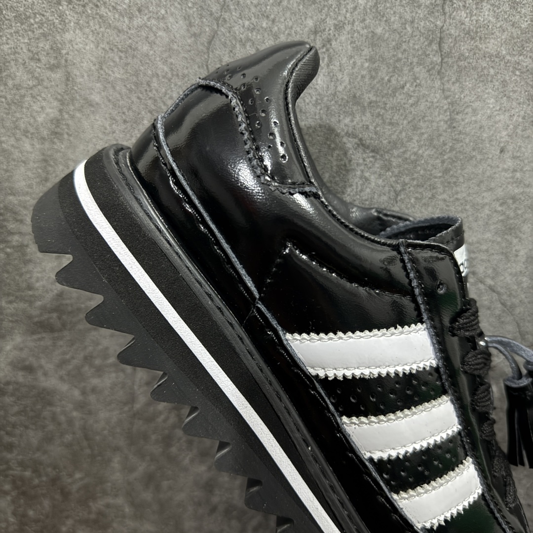图片[7]-【福利版】CLOT x Adidas originals Superstar 陈冠希全新设计 公司级版本 鞋身整体以adidas经典的\\\”Superstar\\\”为蓝本设计 将标志性的贝壳头重新演绎 鞋舌部分还带有特殊的流苏细节 上面带有双方Logo 彰显联名身份 最大的亮点就是鞋底部分 除了中底增高外还带有特殊的\\\”鲨鱼锯齿\\\”设计 货号： IH5993 尺码： 36 36.5 37.5 38 38.5 39 40 40.5 41 42 42.5 43 44 45-选品中心
