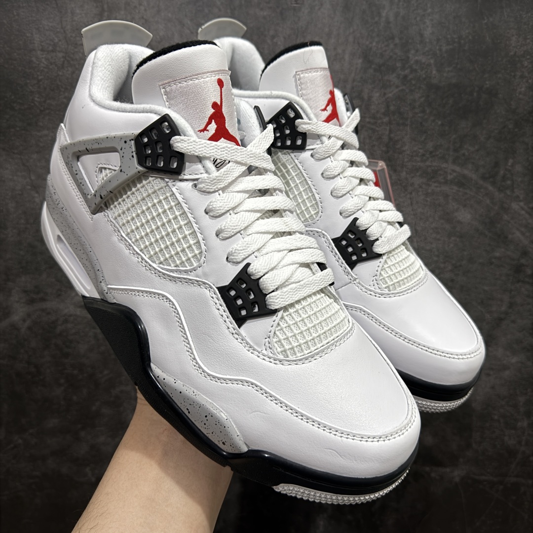 【原厂版】Air Jordan 4 AJ4 乔4 \”White Cement \” 白水泥 货号：840606-192n全新升级改良 原鞋原楦原纸板同源开发 完美呈现乔4的版型 内侧正确双色网格 还原细节 原厂皮料 正确气垫颜色 正确网格工艺 正确拉帮工艺 全鞋原装材料制作 原档案原模具打造 支持全方位与正品对比  尺码：40 40.5 41 42 42.5 43 44 44.5 45 46 47.5 编码：X10380420-莆田鞋批发中心