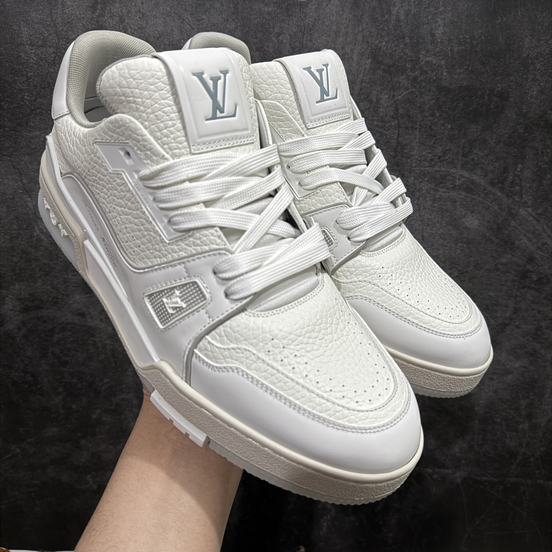 【PK纯原版】Louis Vuitton 路易威登 LV Trainer 低帮休闲板鞋 同步官方2025最新原版包装 海淘代购同渠道品质 高端零售 外贸充正专供 原版购入开发 ZP级全套包装 完美楦型 正确卡色 大底TPU 质感媲美原版 细节与原版一致 请注意区分市面通货材 尺码：39 40 41 42 43 44 45 46-选品中心