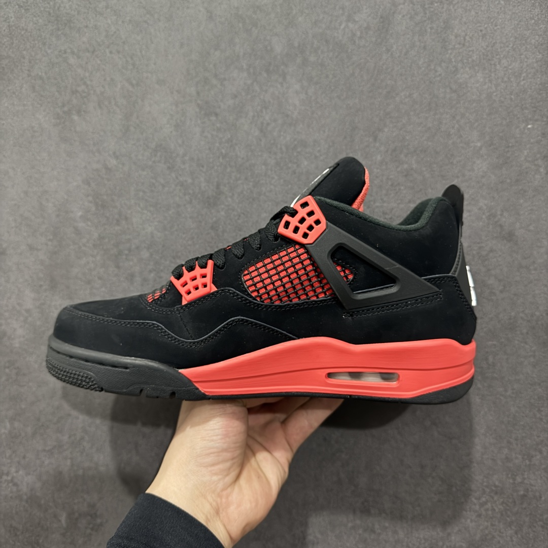 【GAT头层版】Air Jordan AJ4 黑红雷公 CT8527-016