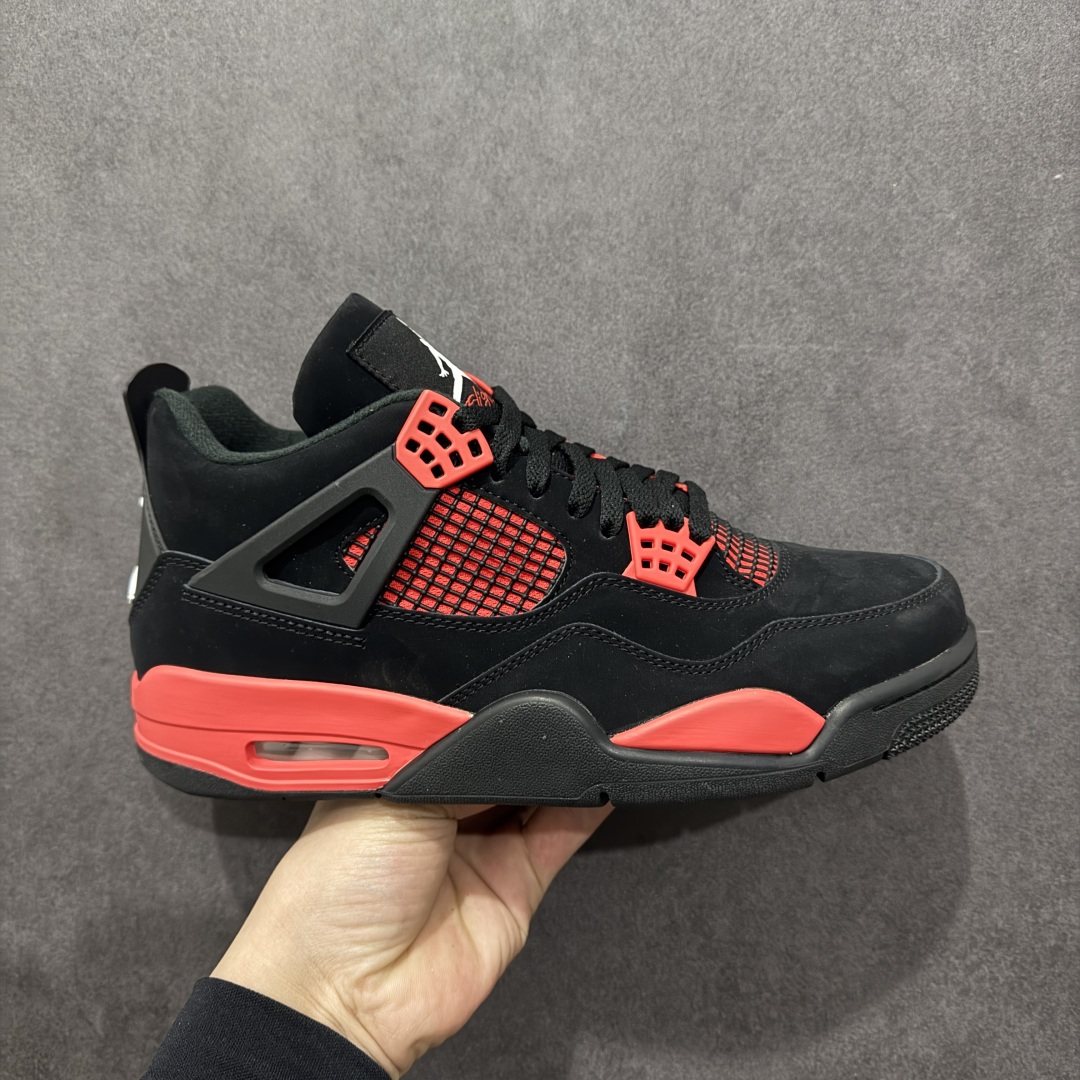 【GAT头层版】Air Jordan AJ4 黑红雷公 CT8527-016